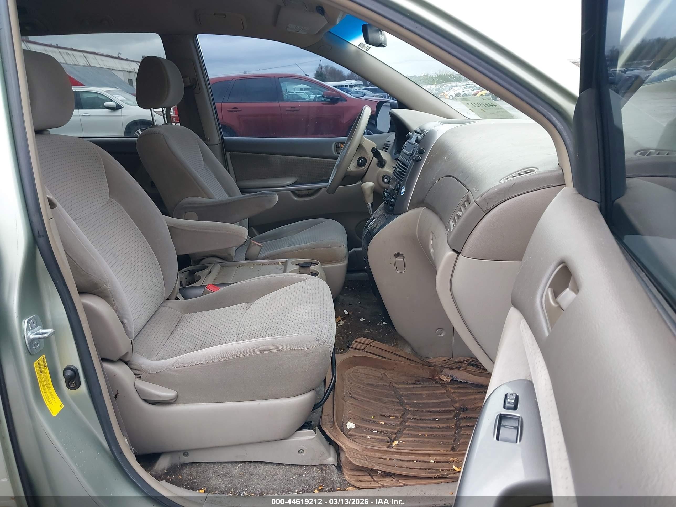 2006 Toyota Sienna Le Зеленый vin: 5TDZA23C76S499682
