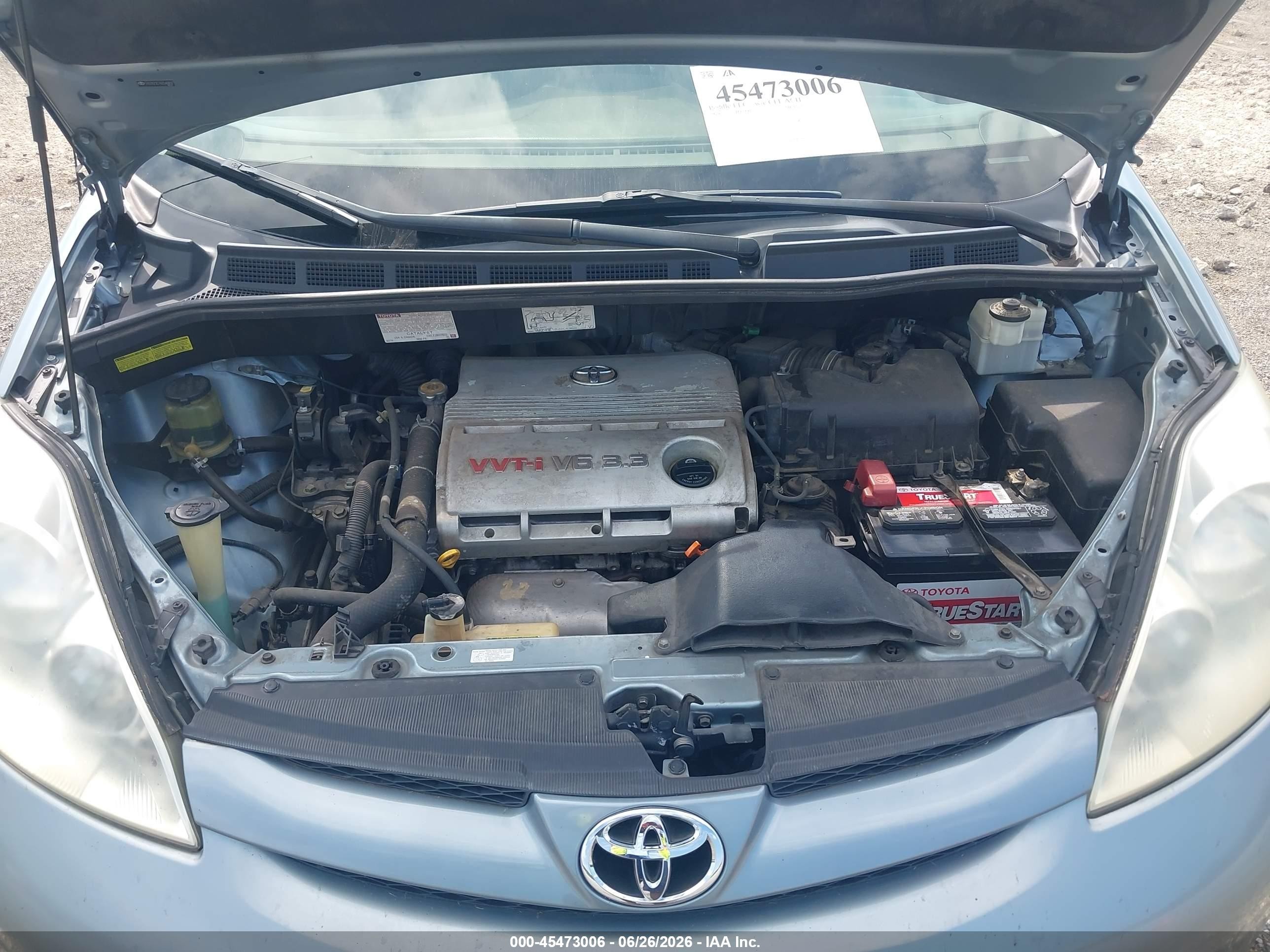 2006 Toyota Sienna Le Light Blue vin: 5TDZA23C76S540697