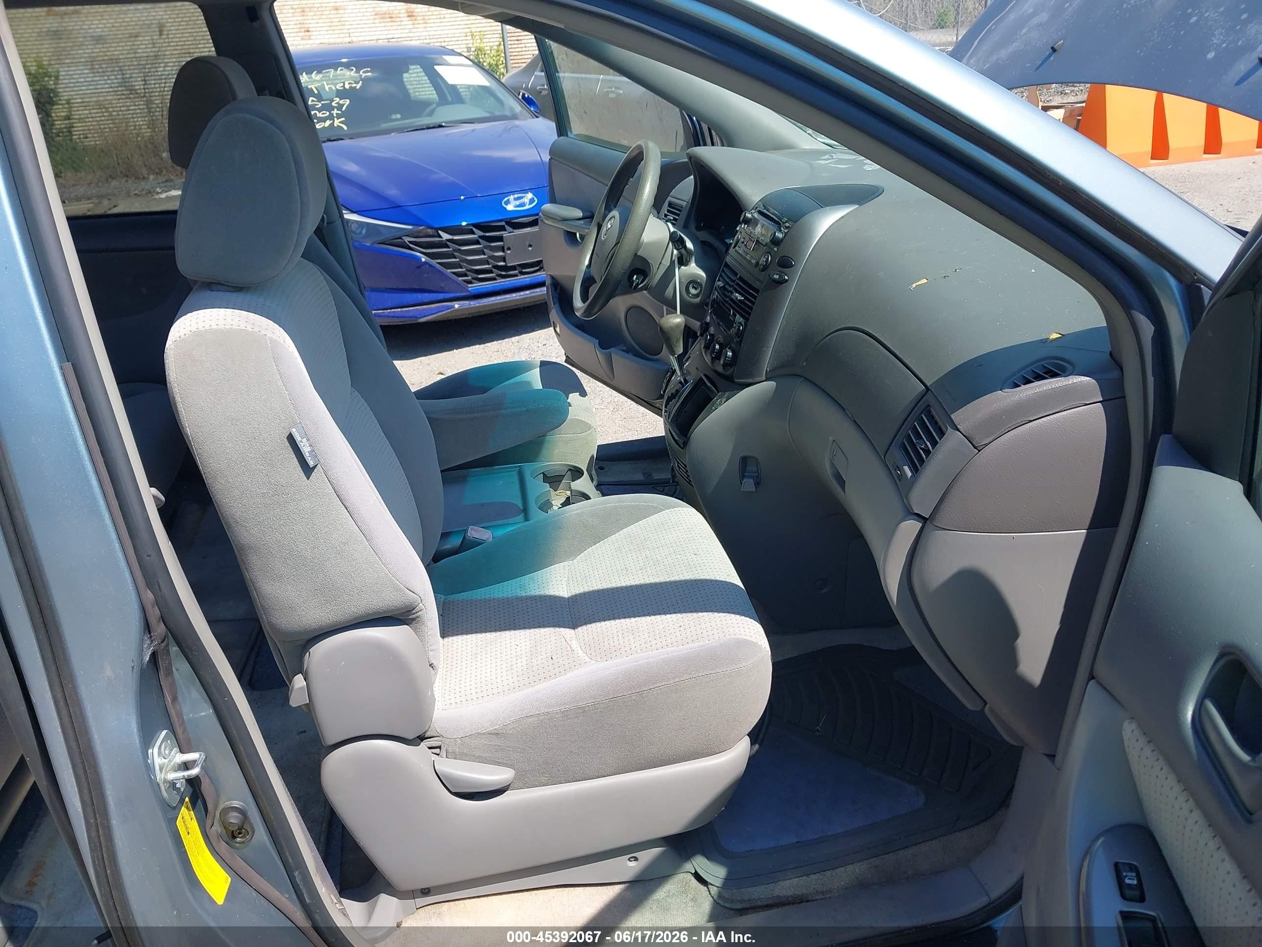 2006 Toyota Sienna Le Light Blue vin: 5TDZA23C76S547701