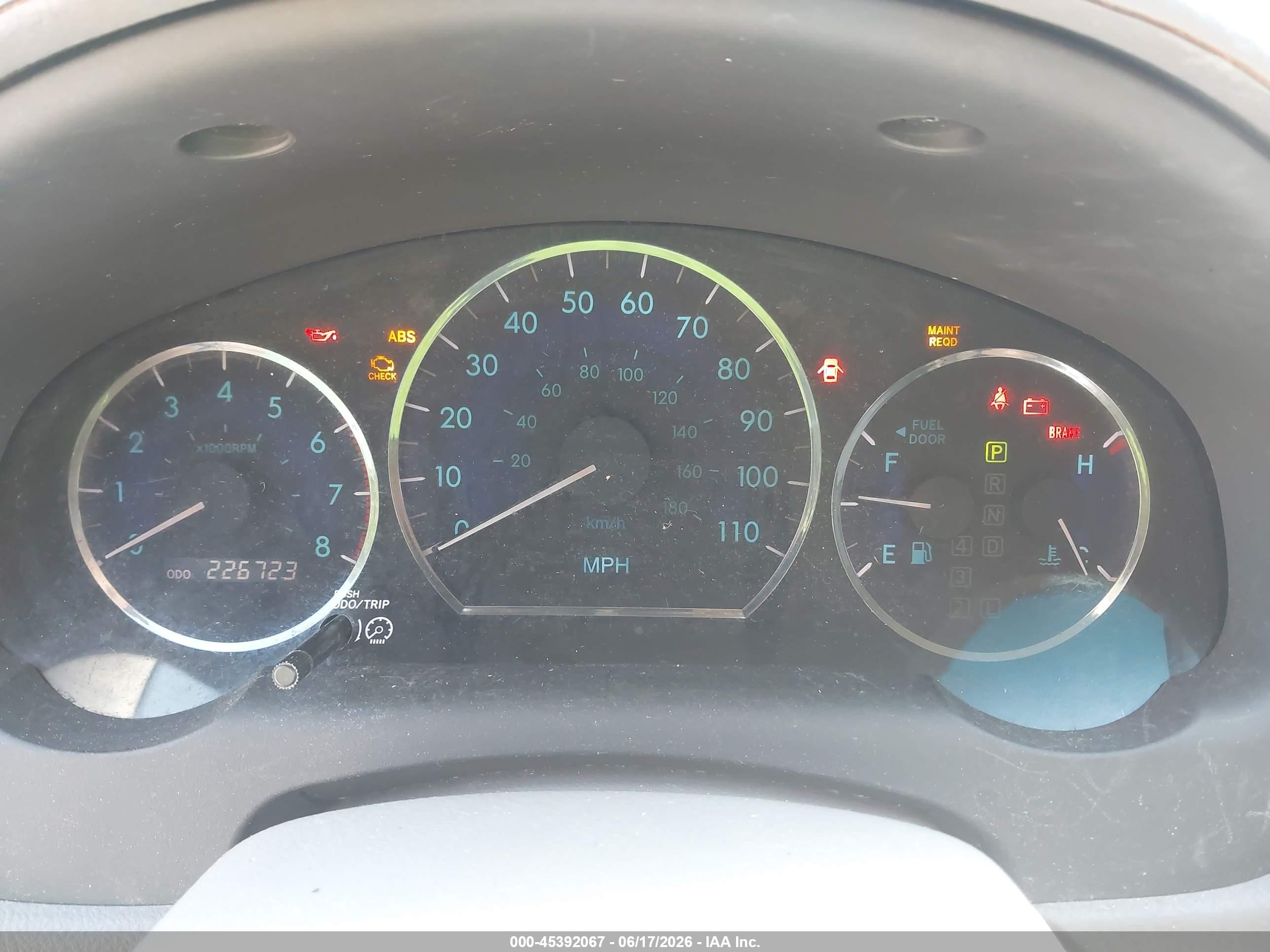 2006 Toyota Sienna Le Light Blue vin: 5TDZA23C76S547701