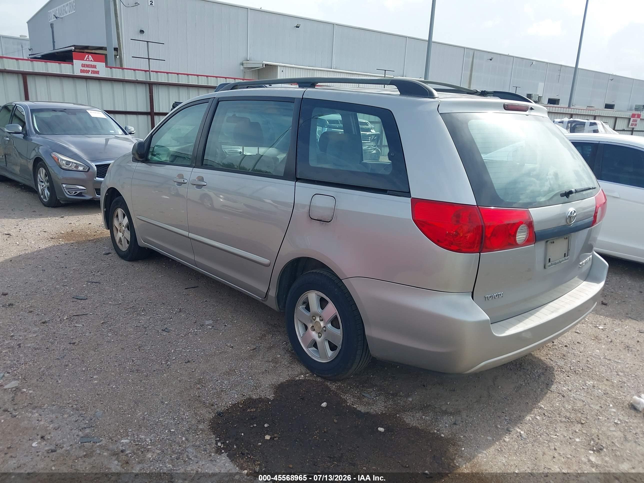 2006 Toyota Sienna Ce/le Silver vin: 5TDZA23C76S551182