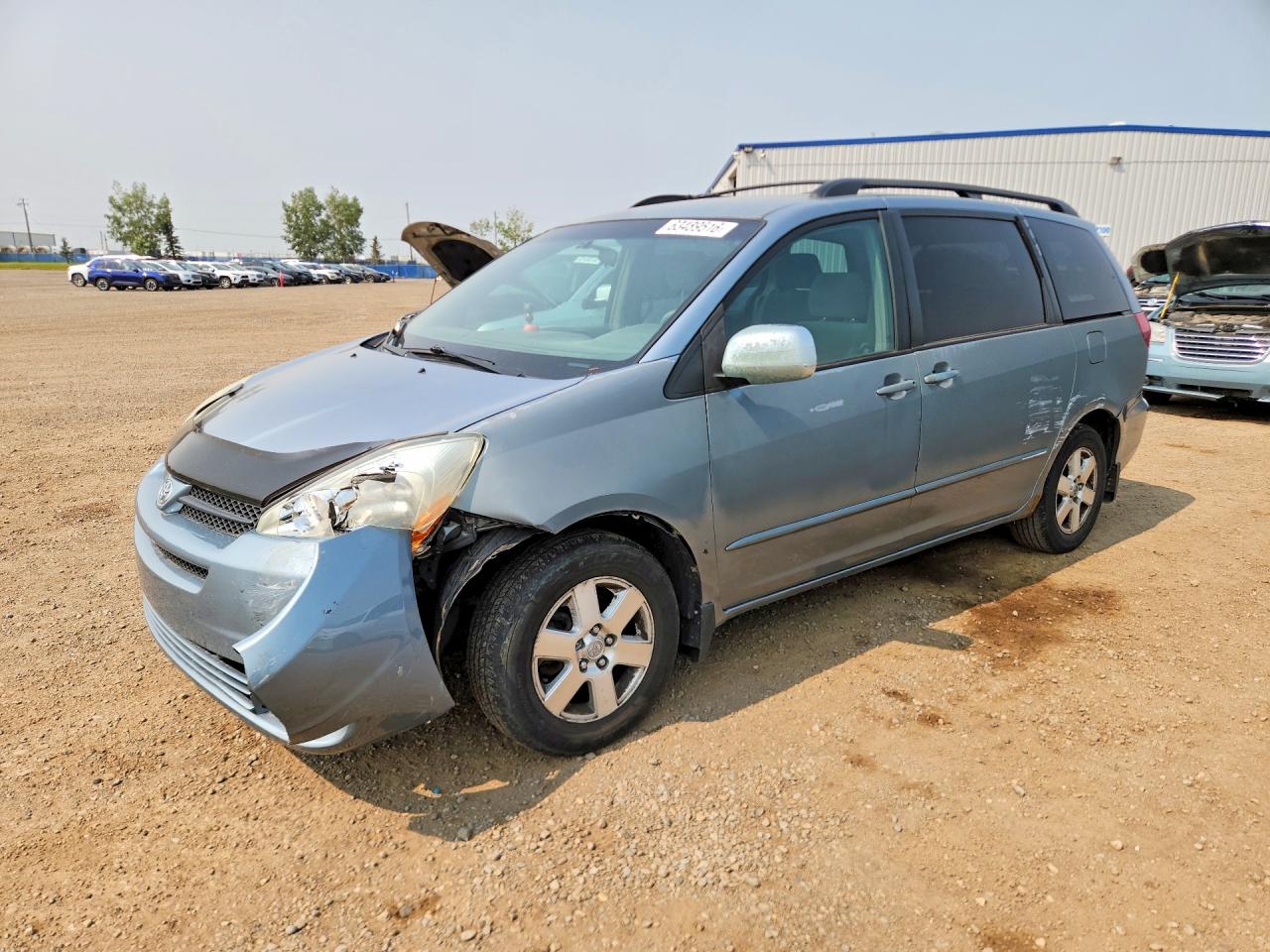 2004 Toyota Sienna Ce Blue vin: 5TDZA23C84S069320
