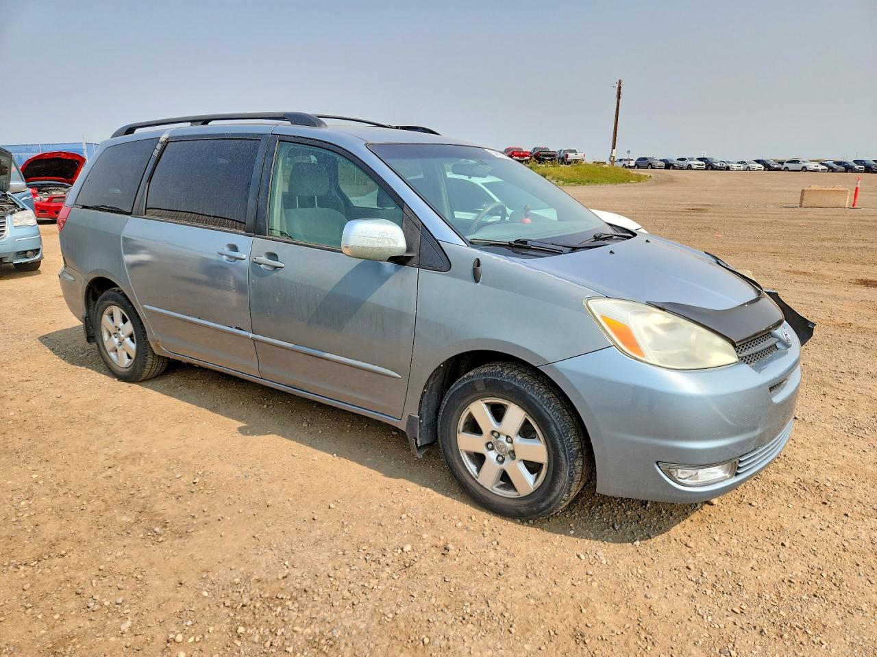 2004 Toyota Sienna Ce Blue vin: 5TDZA23C84S069320