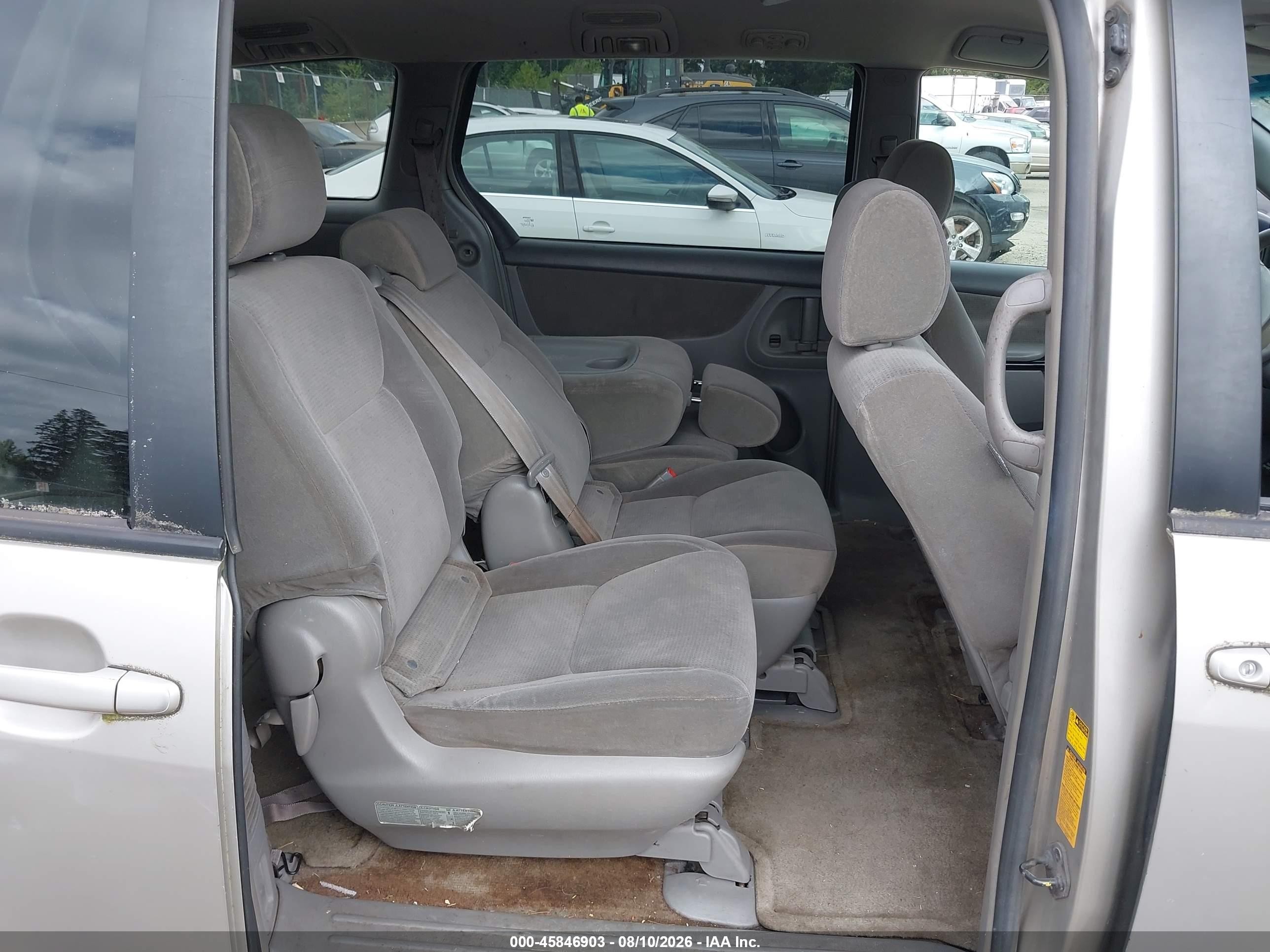 2005 Toyota Sienna Le Silver vin: 5TDZA23C85S264514