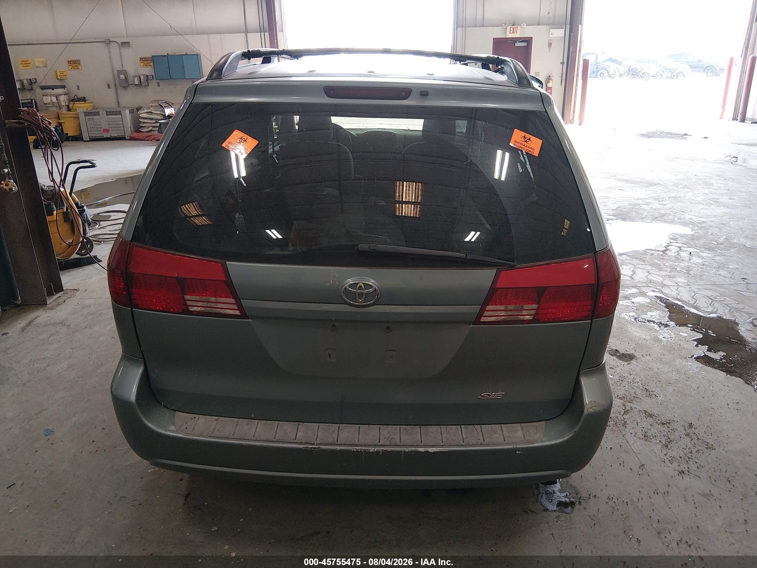 2005 Toyota Sienna Le Blue vin: 5TDZA23C85S268319