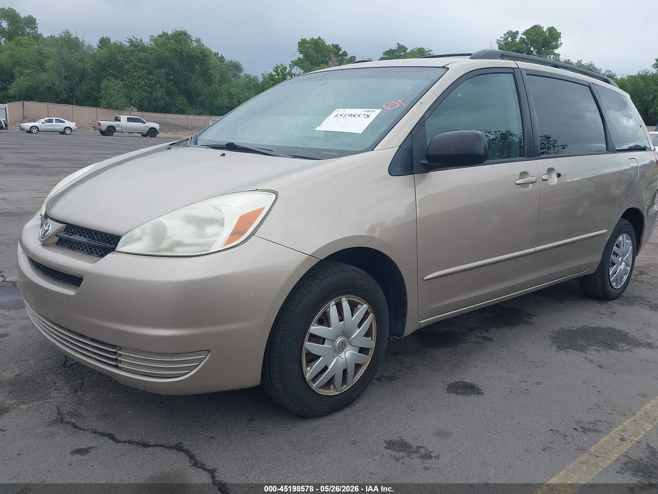 2005 Toyota Sienna Le Tan vin: 5TDZA23C85S301903