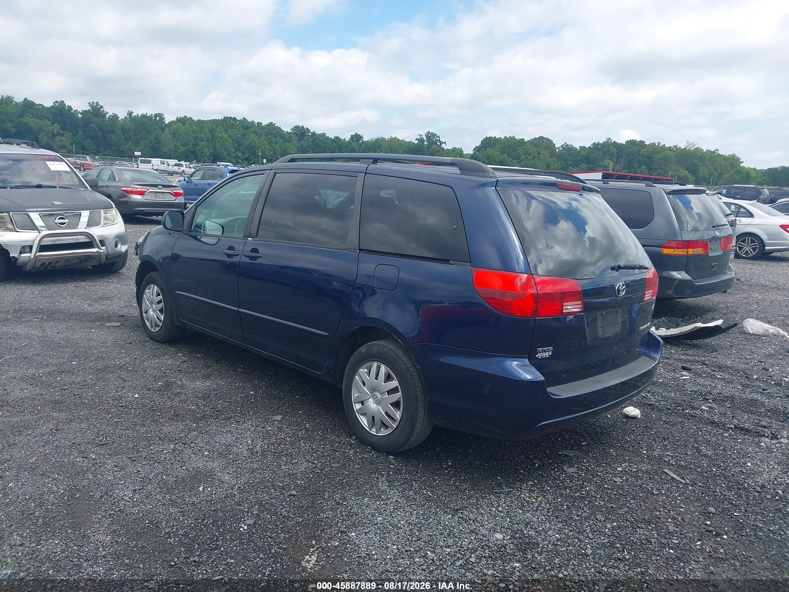 2005 Toyota Sienna Le Blue vin: 5TDZA23C85S370123