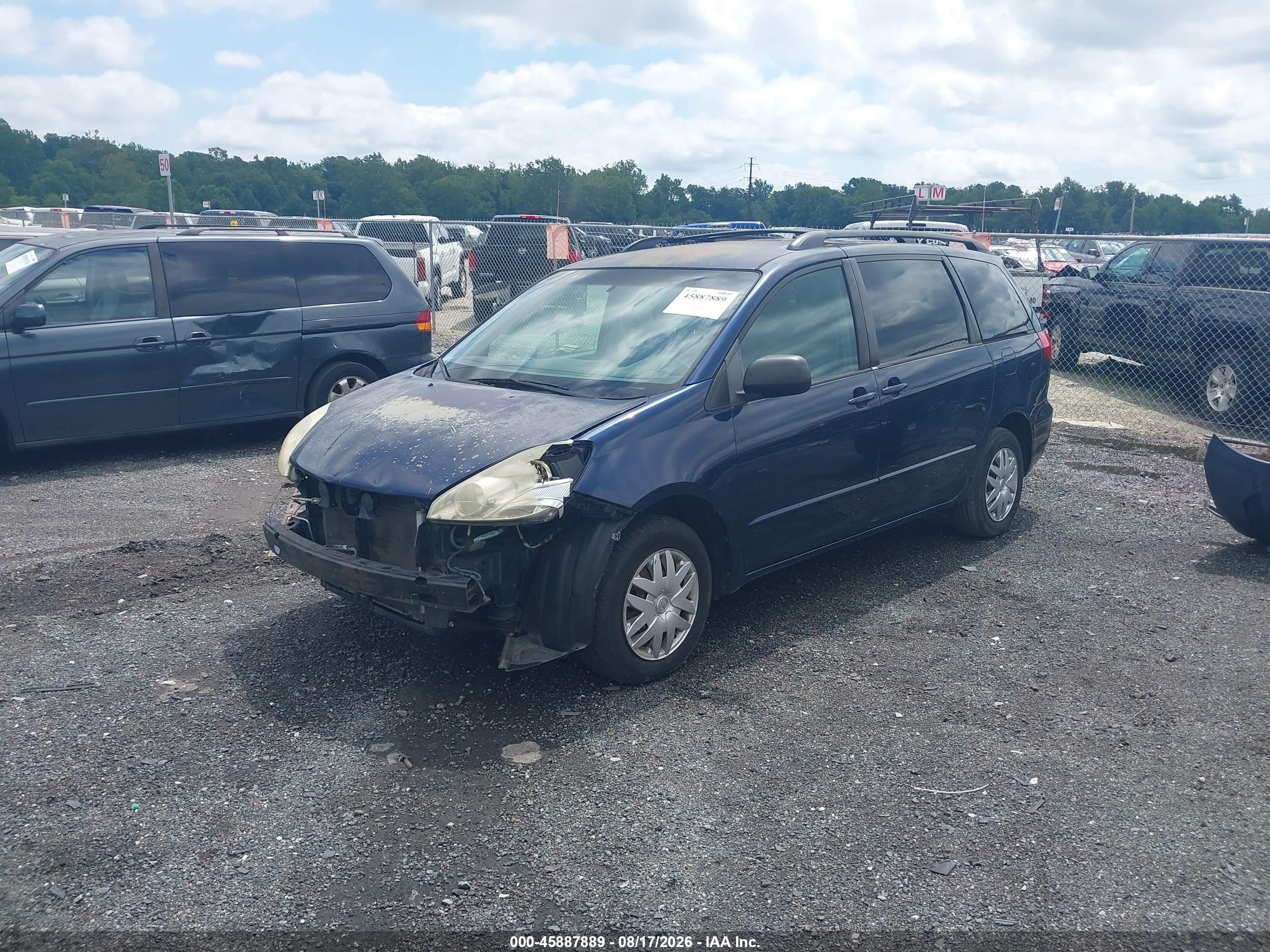 2005 Toyota Sienna Le Blue vin: 5TDZA23C85S370123