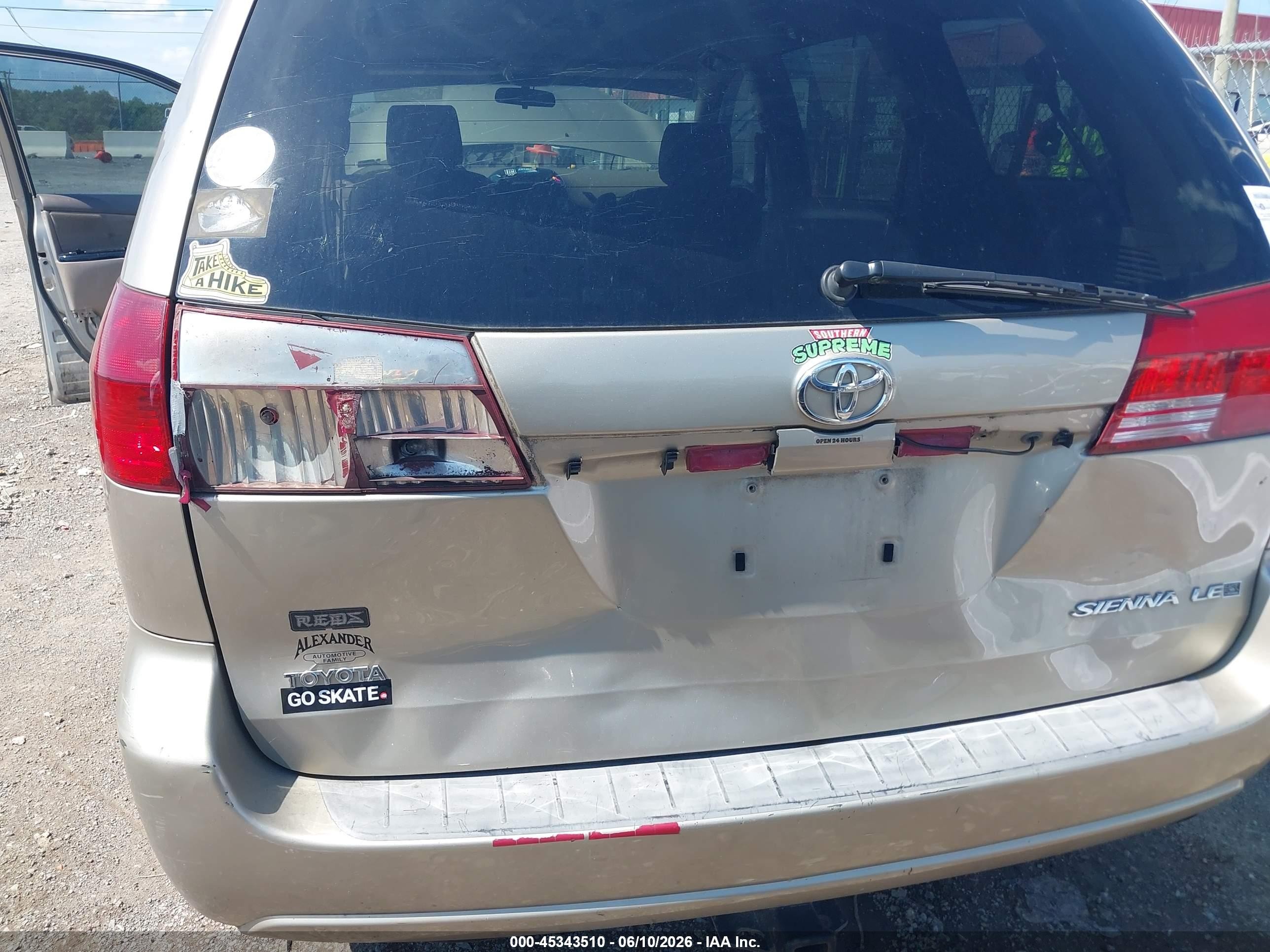 2005 Toyota Sienna Le Tan vin: 5TDZA23C85S373166