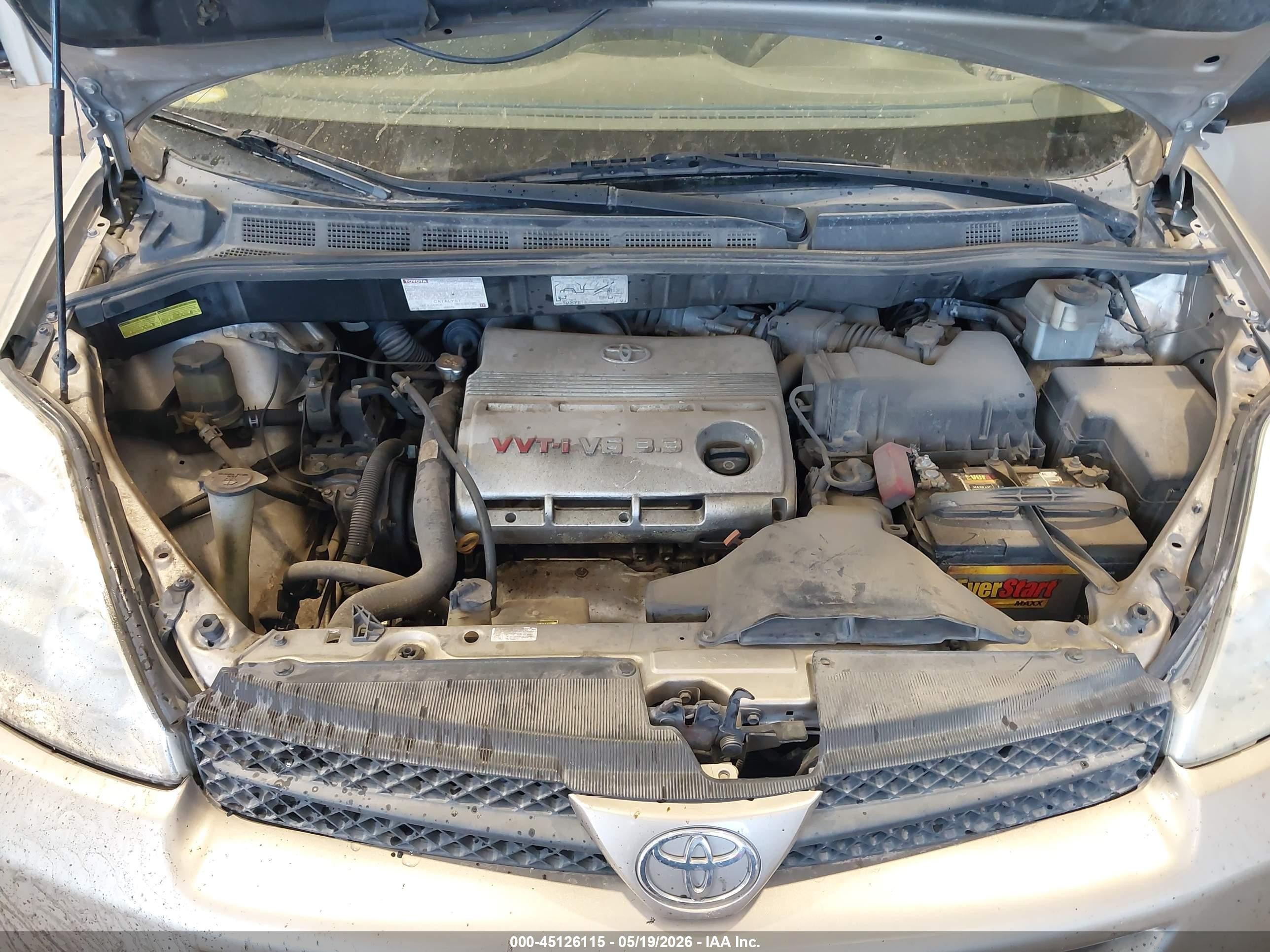 2005 Toyota Sienna Ce Gold vin: 5TDZA23C85S377024