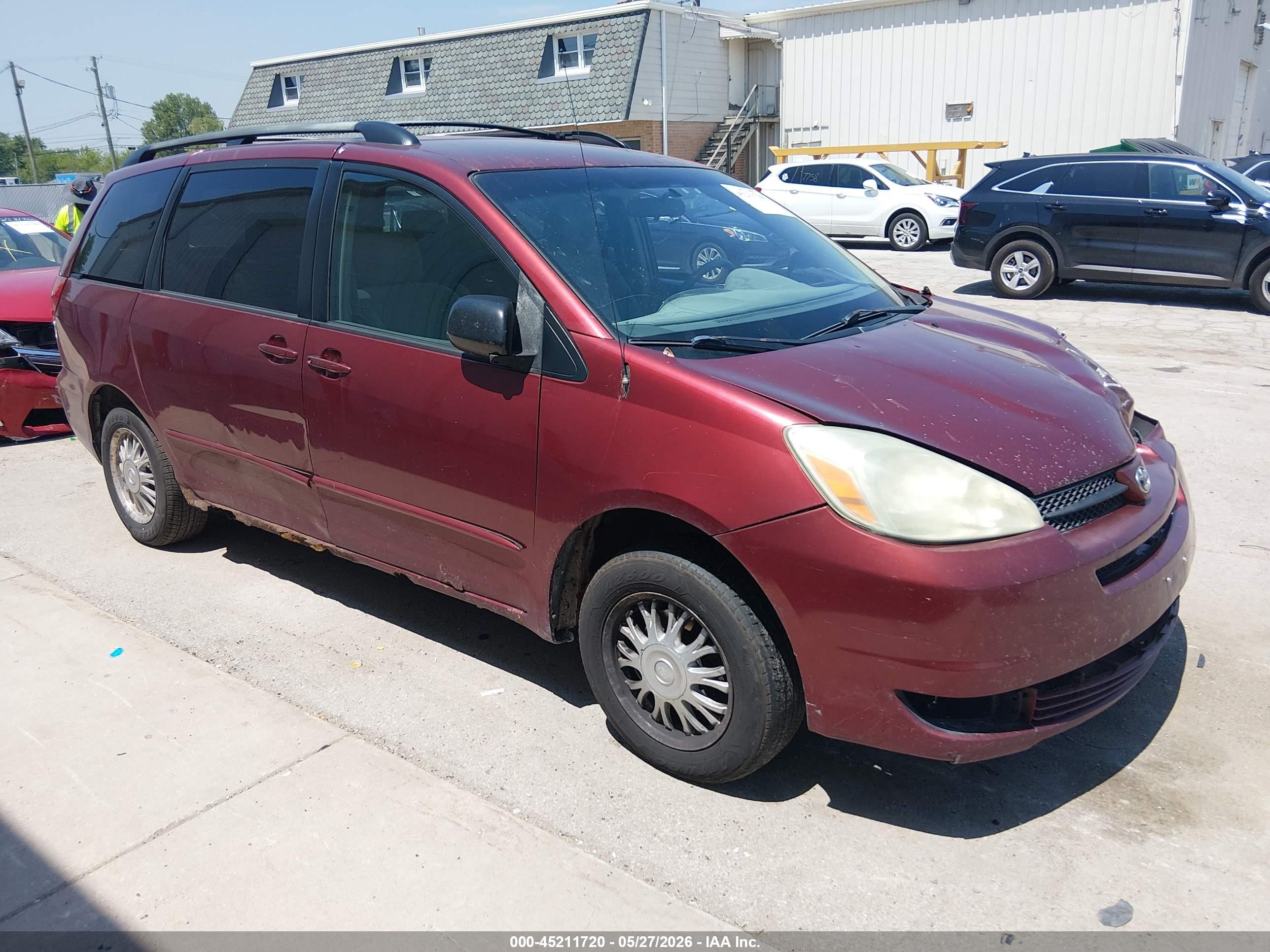 2005 Toyota Sienna Le Red vin: 5TDZA23C85S381798