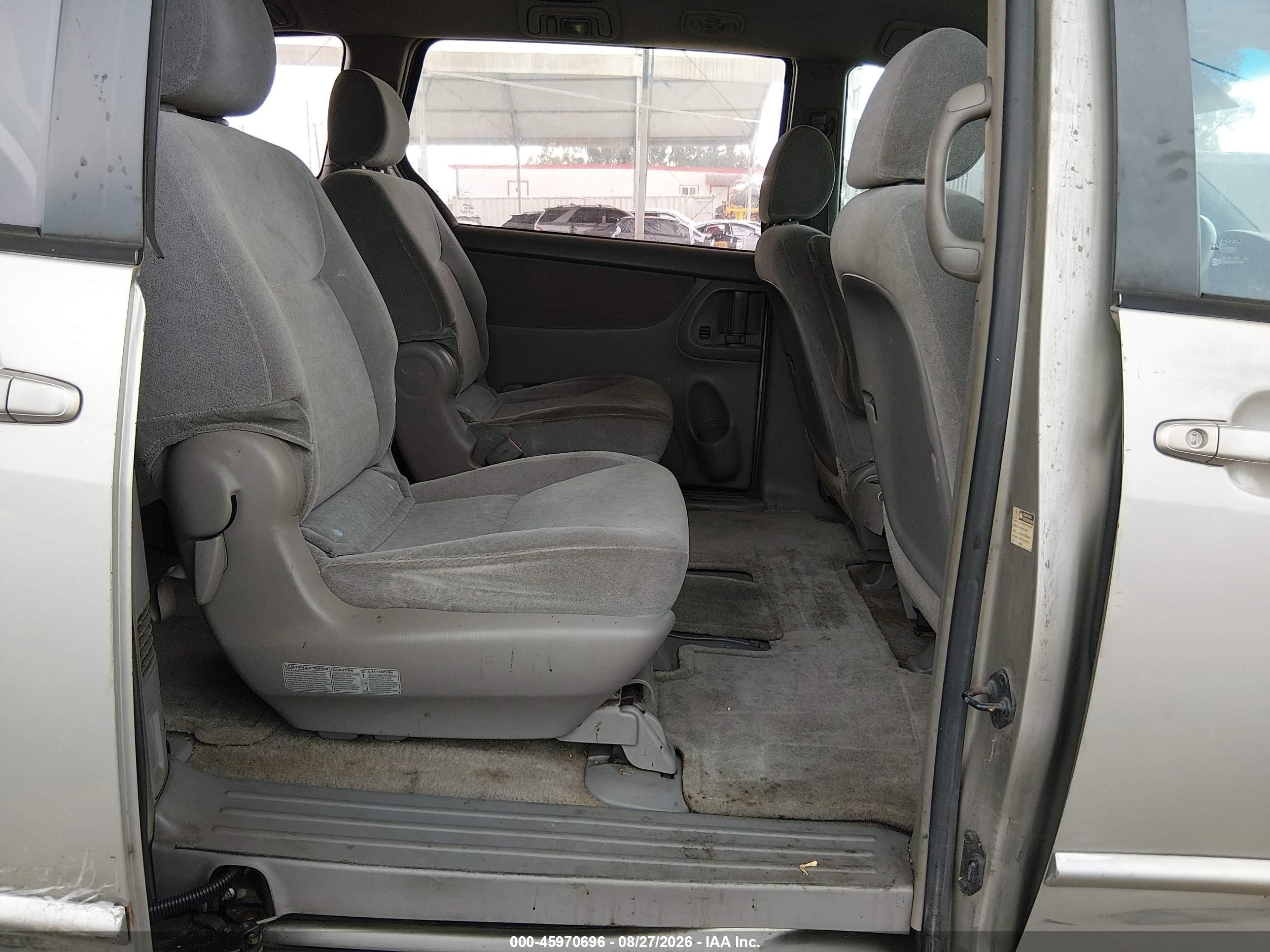 2005 Toyota Sienna Ce Gray vin: 5TDZA23C85S387181