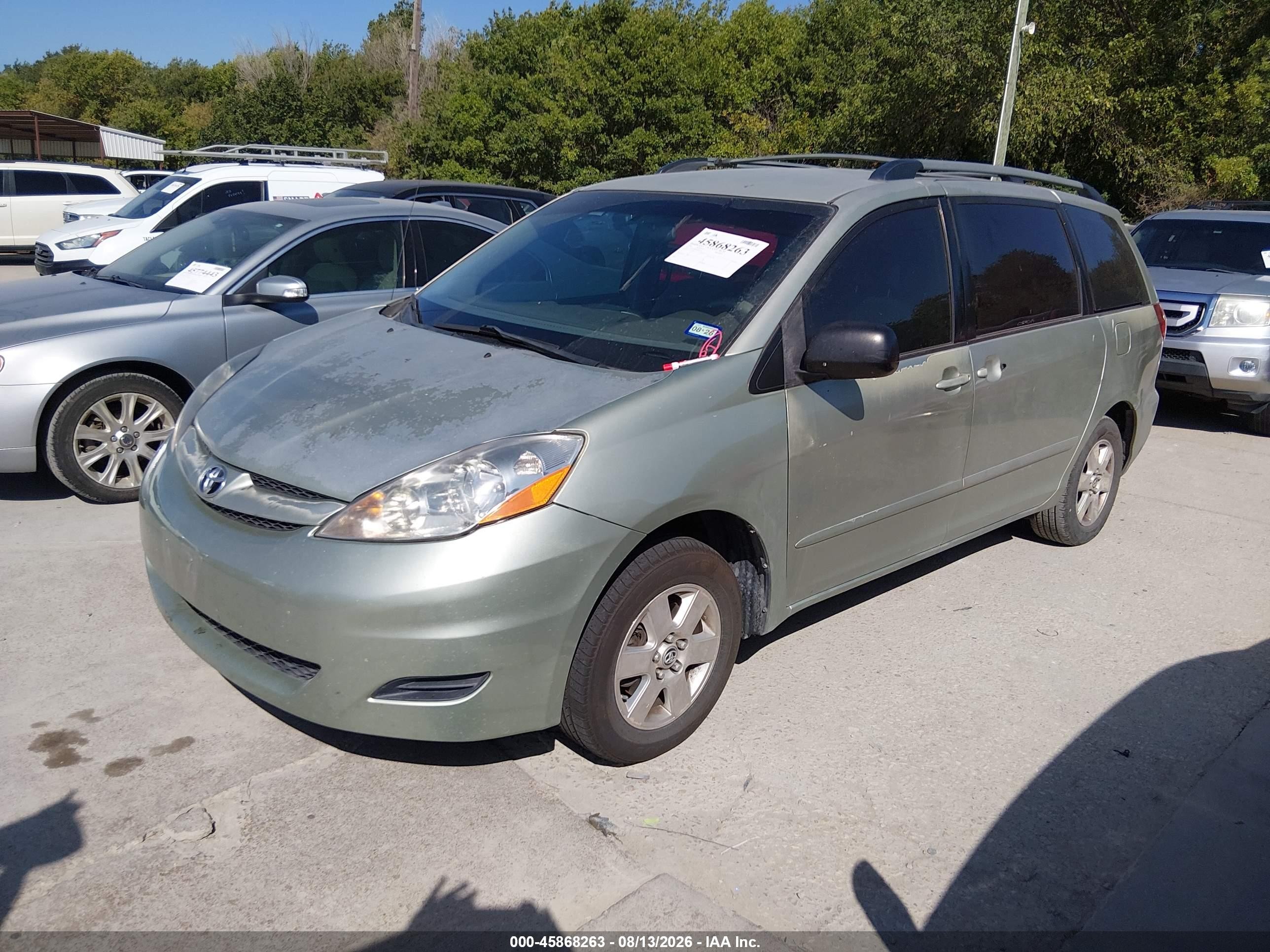 2006 Toyota Sienna Ce Зеленый vin: 5TDZA23C86S391345