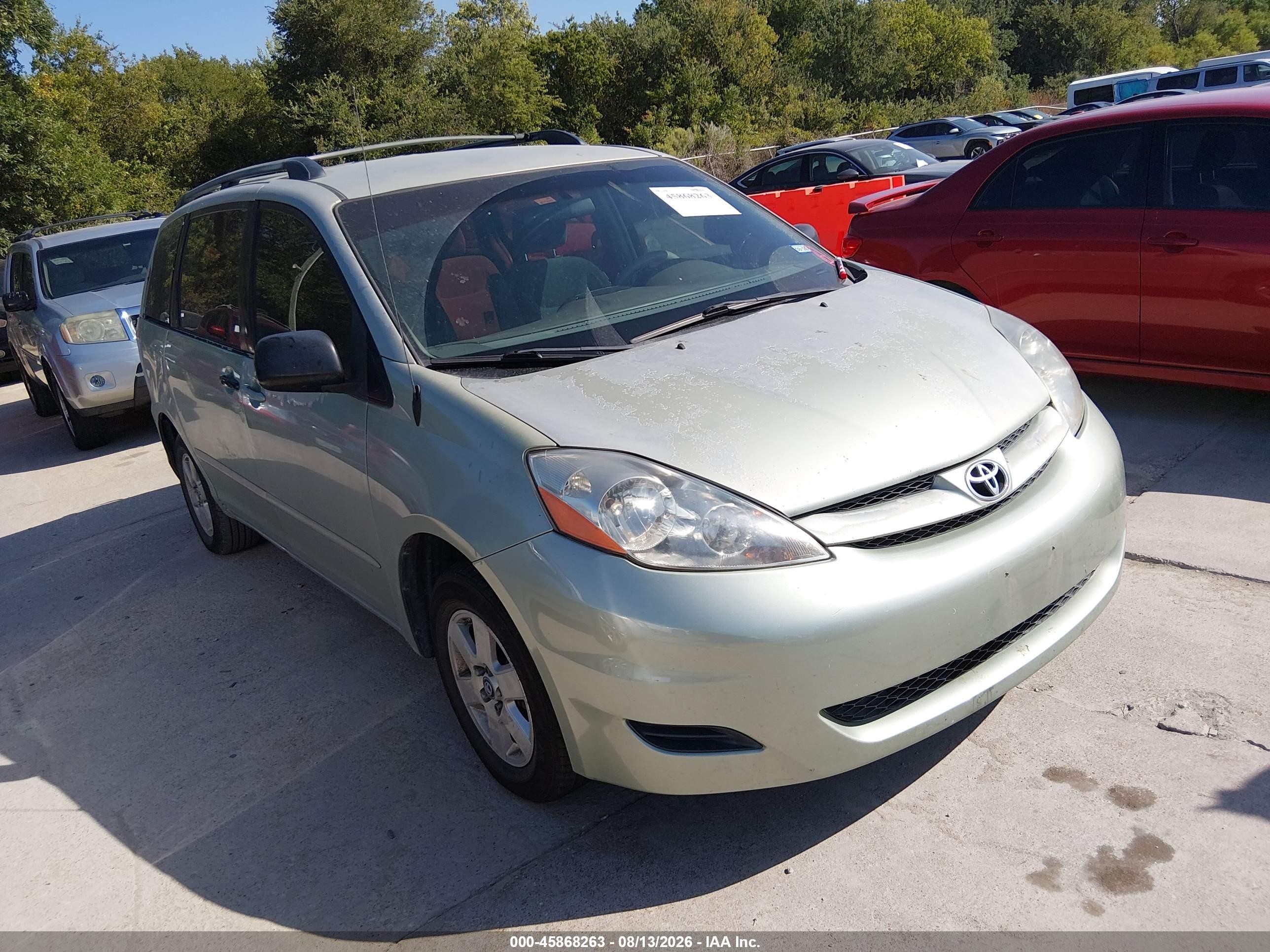 2006 Toyota Sienna Ce Зеленый vin: 5TDZA23C86S391345