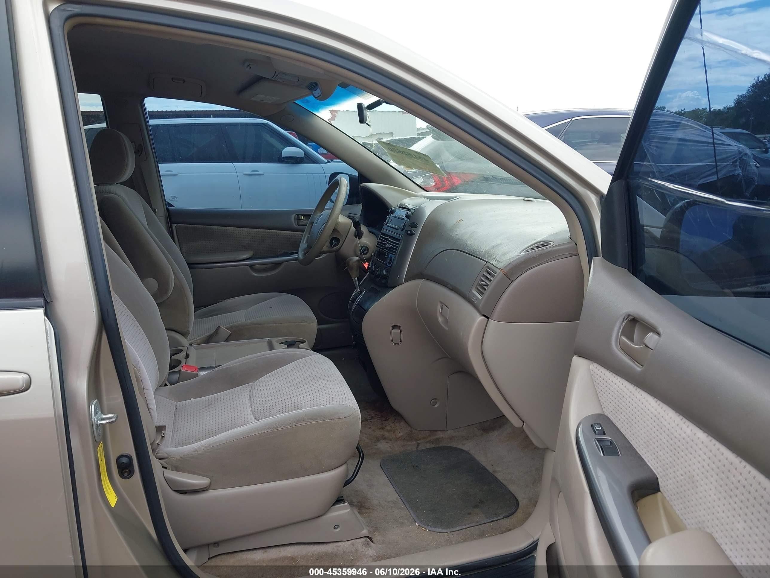 2006 Toyota Sienna Le Gold vin: 5TDZA23C86S483040