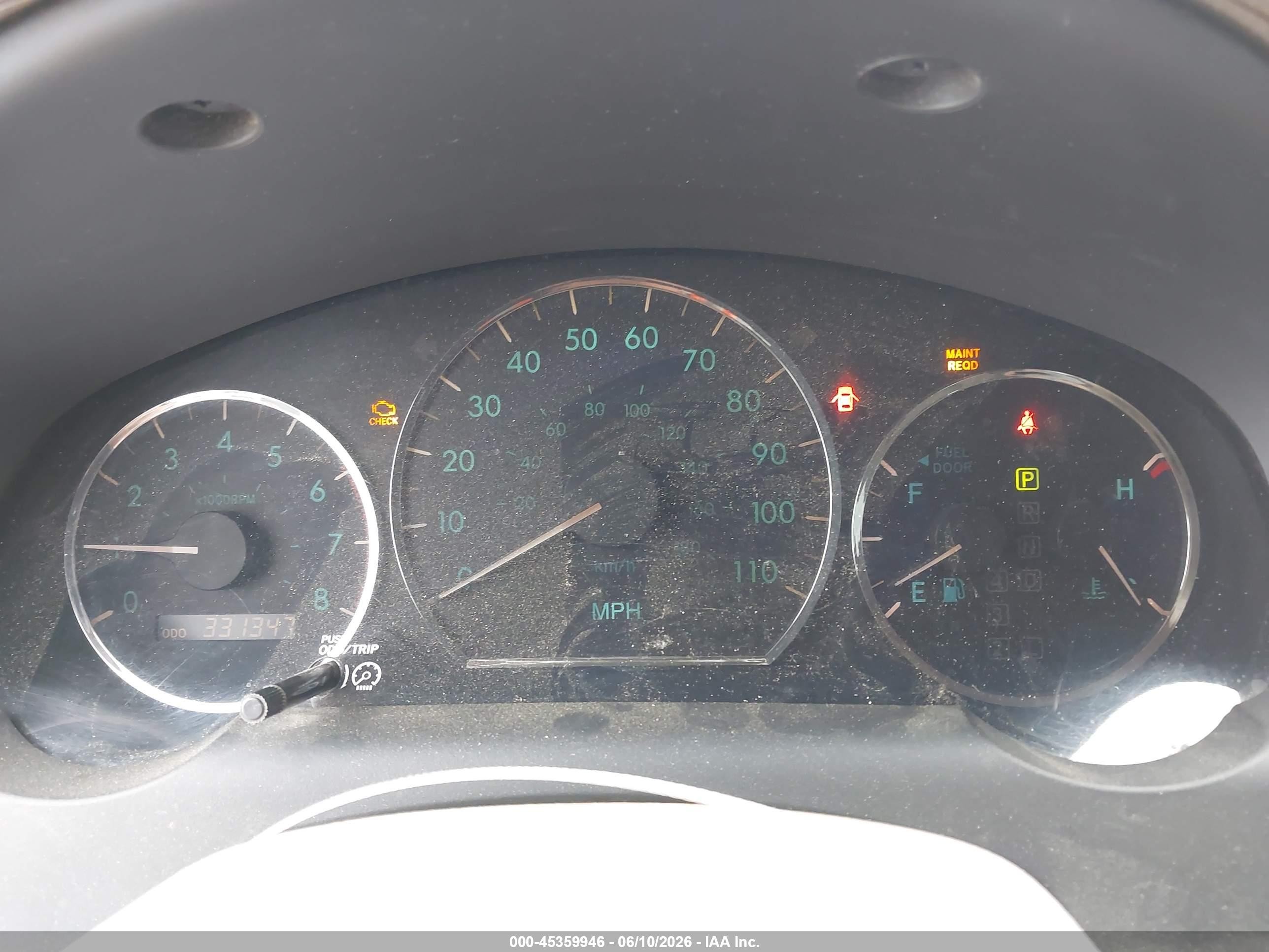 2006 Toyota Sienna Le Gold vin: 5TDZA23C86S483040