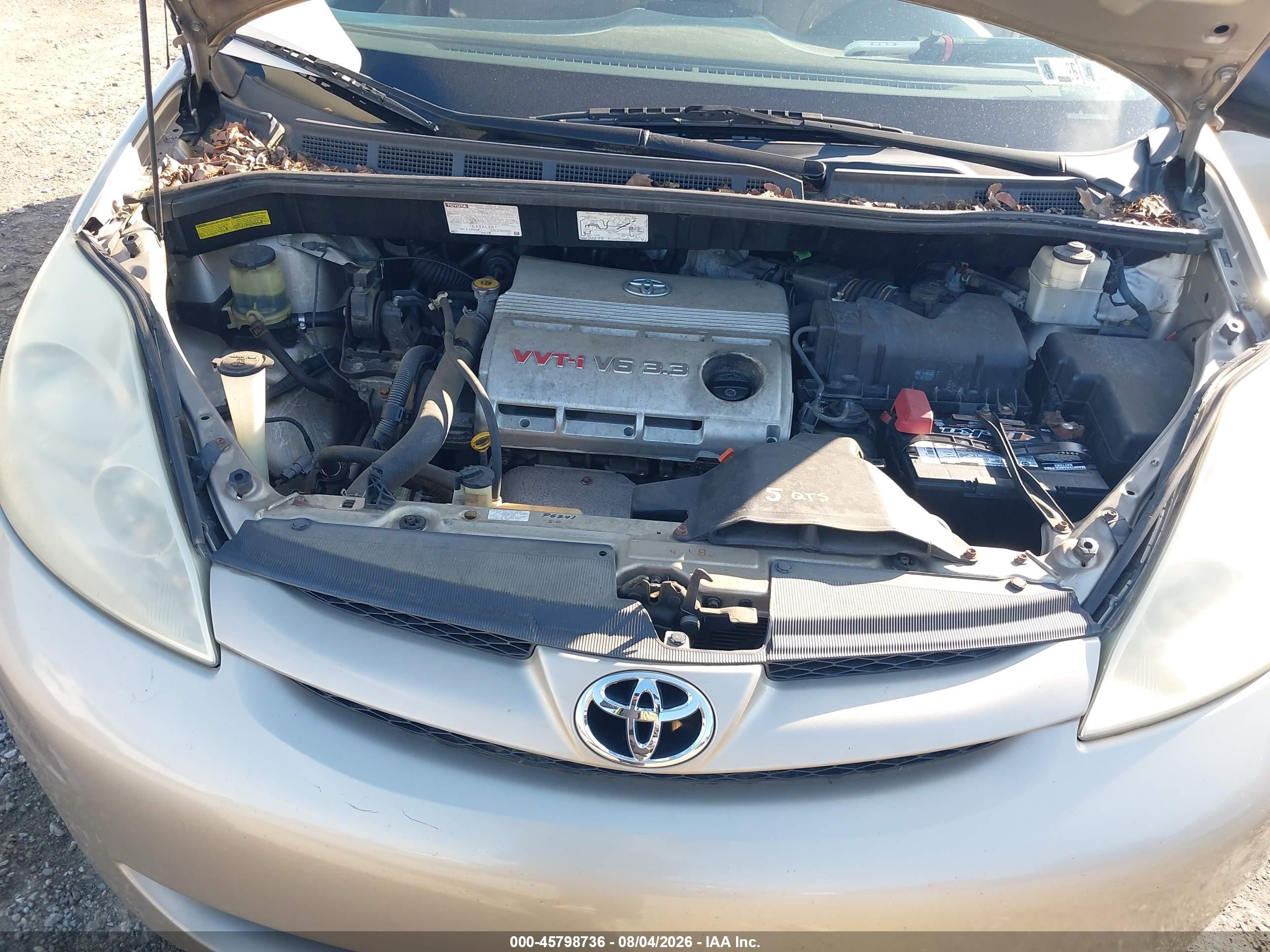2006 Toyota Sienna Le Желто-коричневый vin: 5TDZA23C86S501150