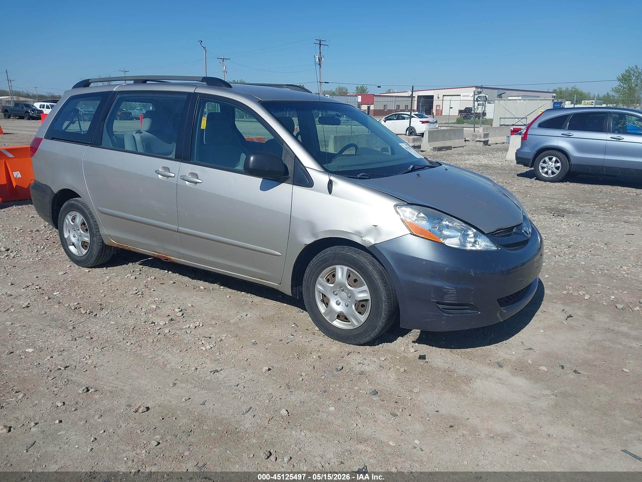 2006 Toyota Sienna Ce Silver vin: 5TDZA23C86S553958