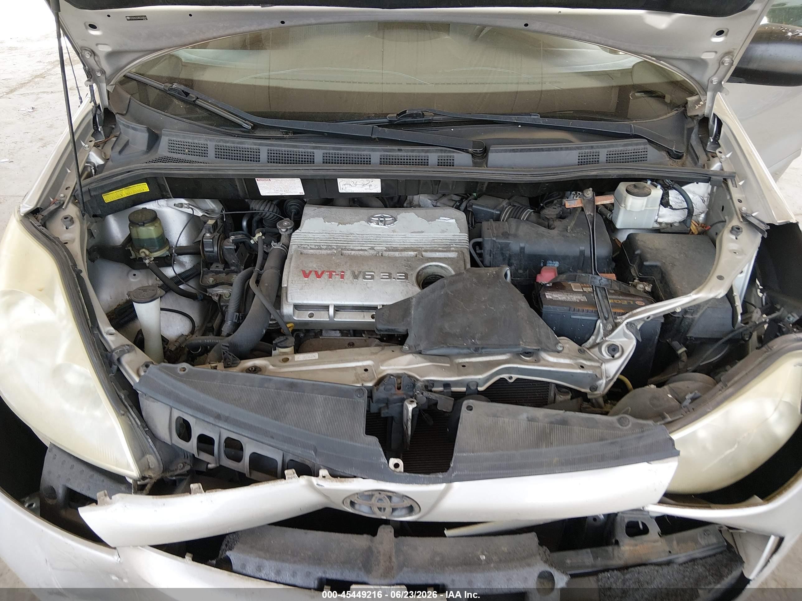 2006 Toyota Sienna Le Silver vin: 5TDZA23C86S569044
