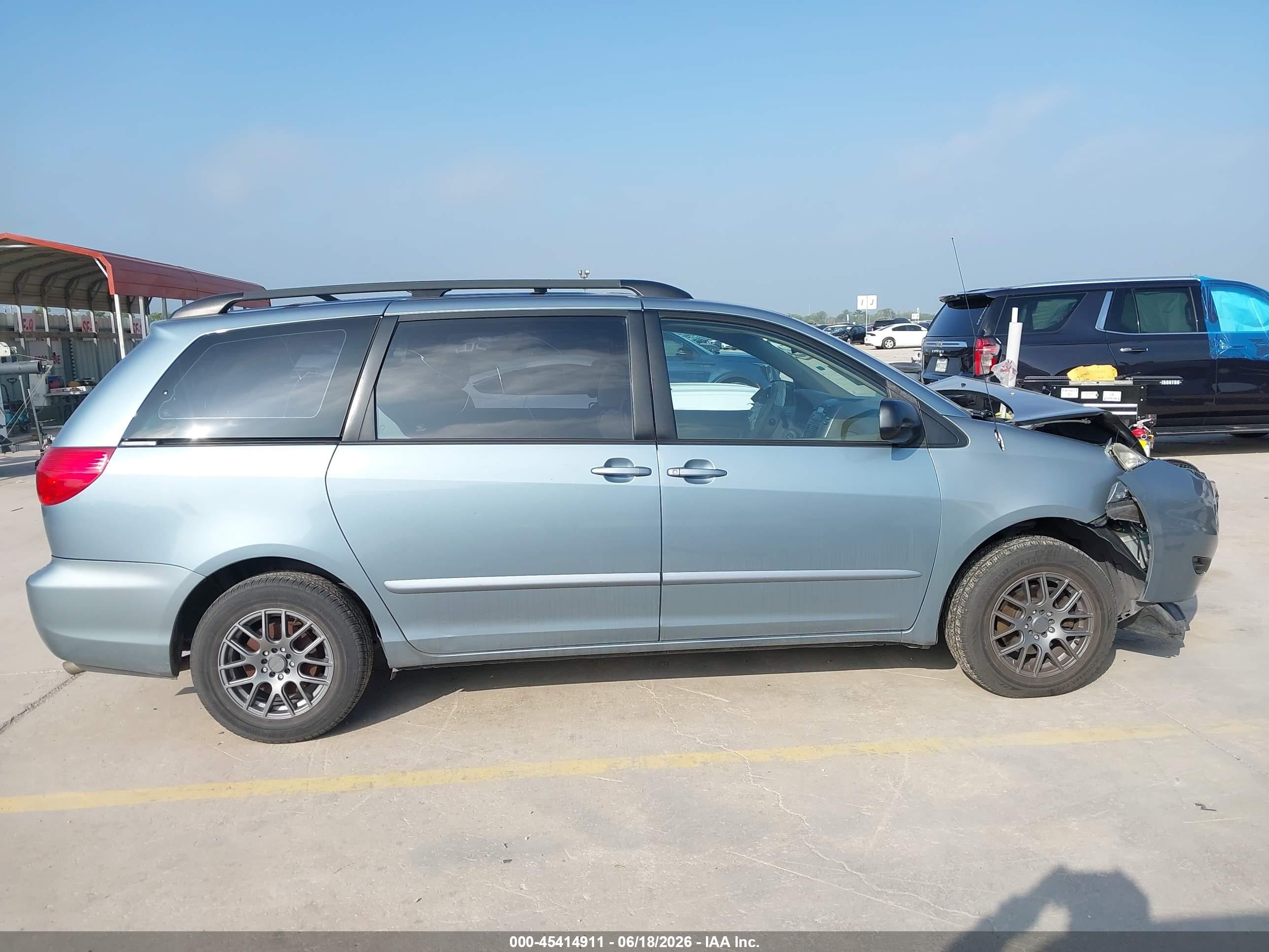 2006 Toyota Sienna Ce Light Blue vin: 5TDZA23C86S573109
