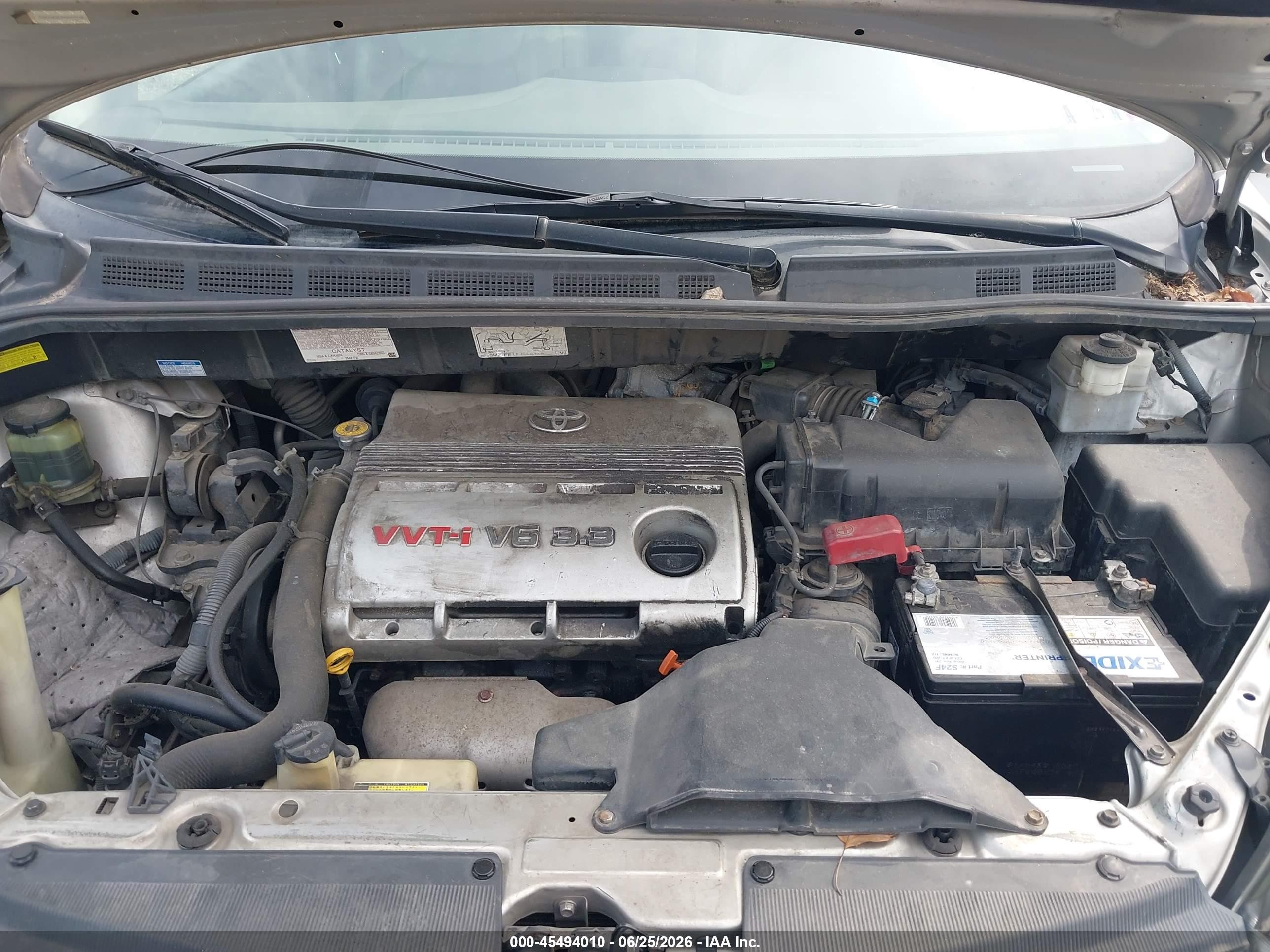 2004 Toyota Sienna Le Silver vin: 5TDZA23C94S049948