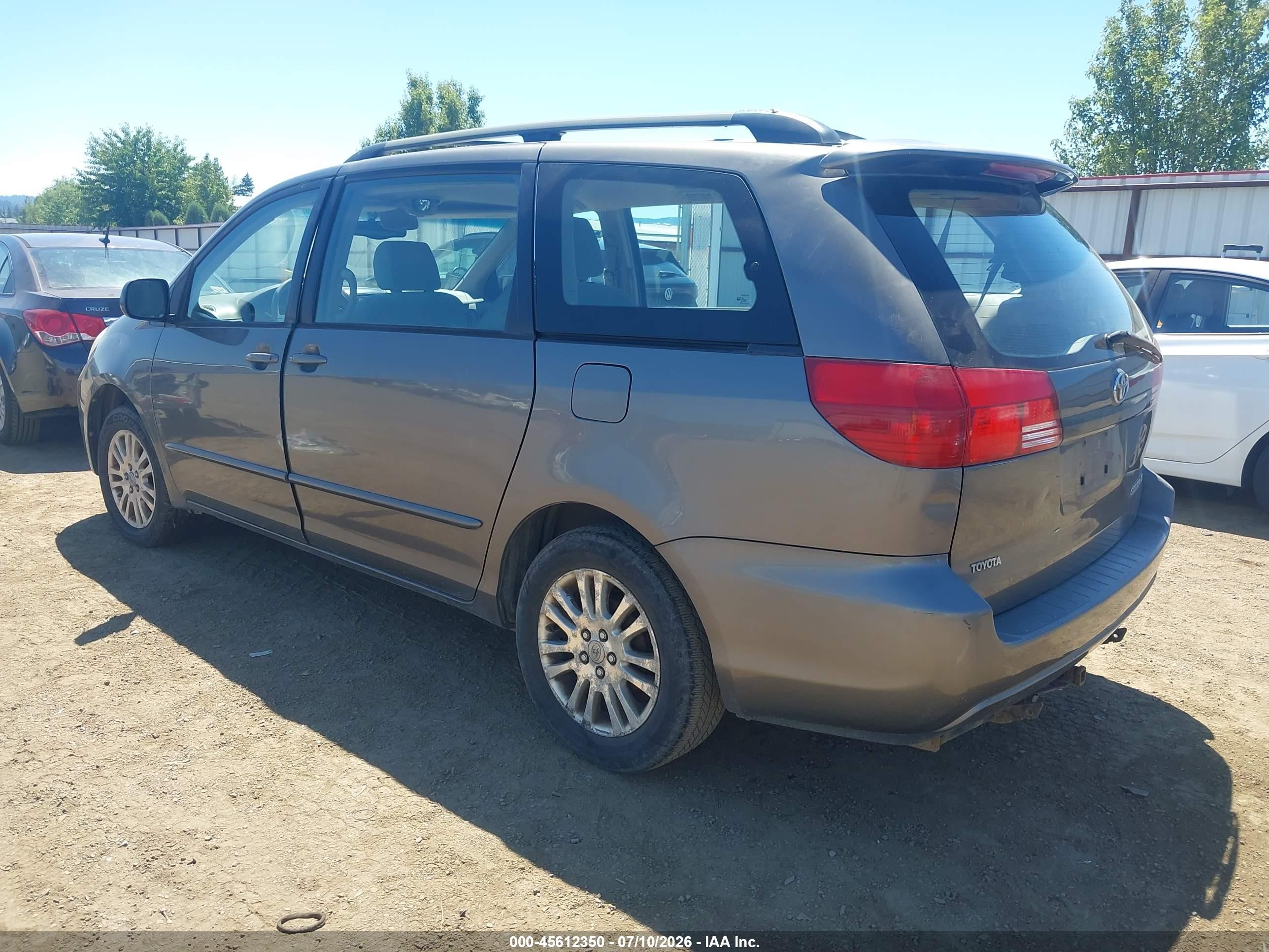 2004 Toyota Sienna Ce Gray vin: 5TDZA23C94S101109