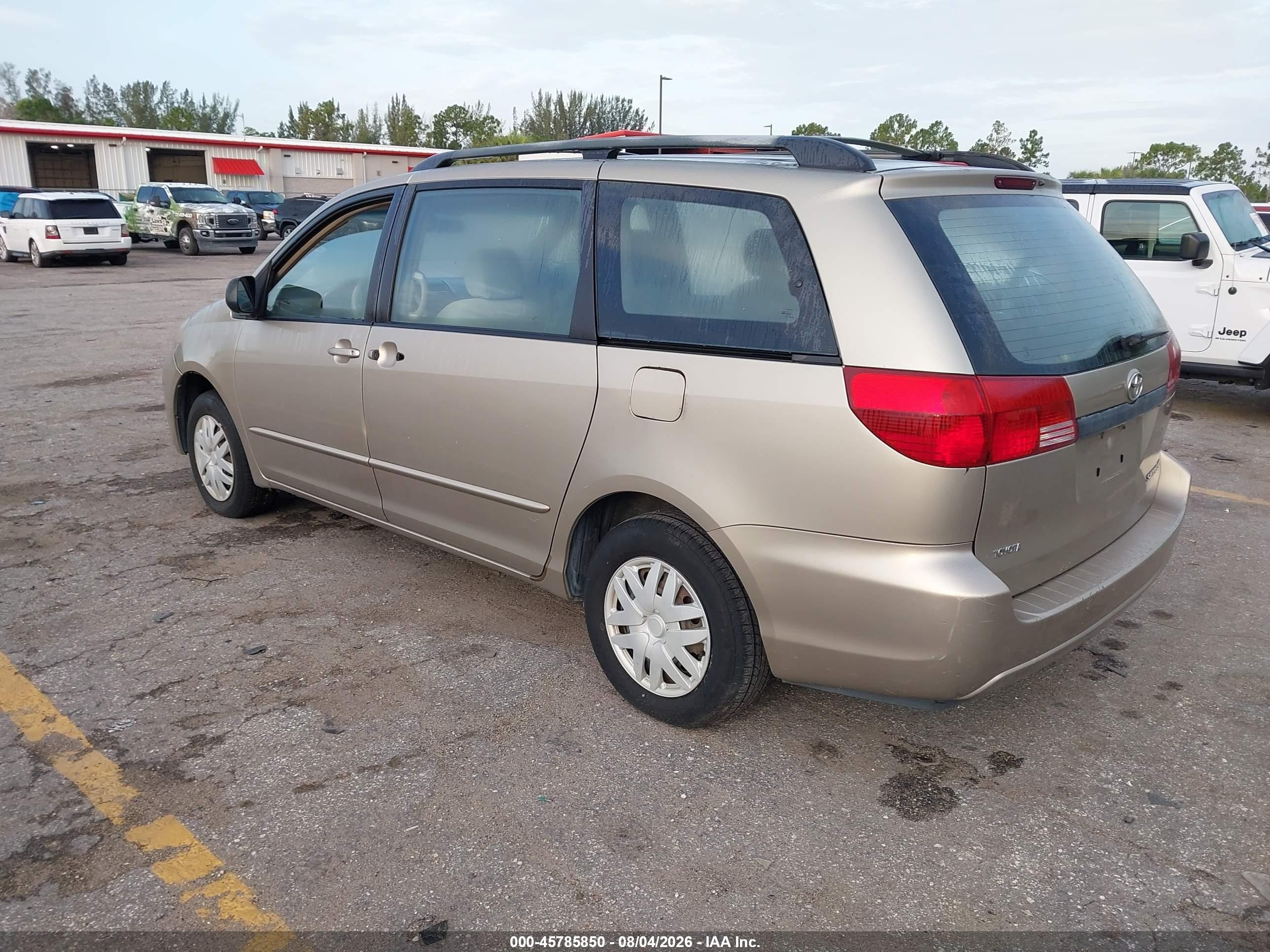 2004 Toyota Sienna Ce Gold vin: 5TDZA23C94S170060
