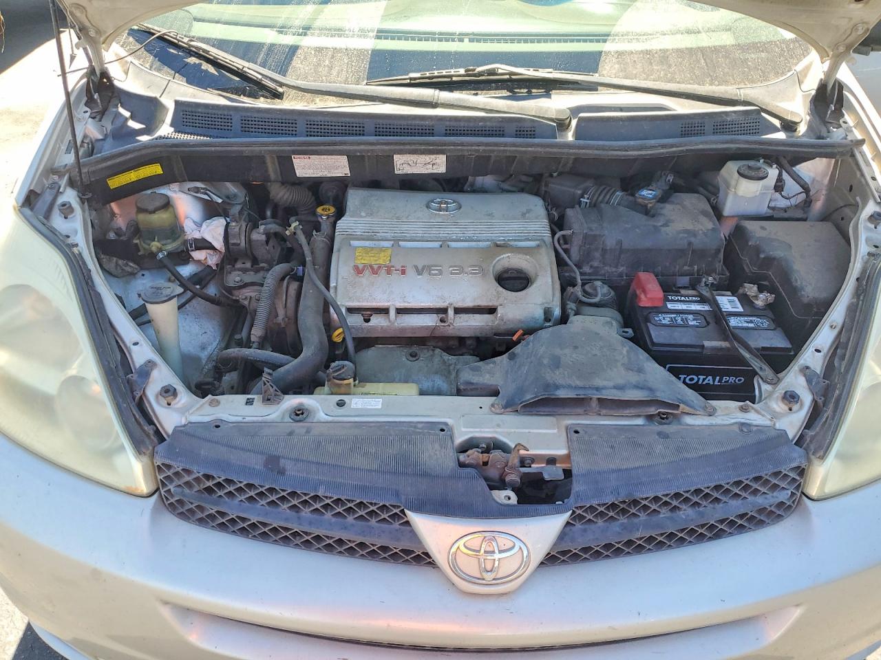 2005 Toyota Sienna Ce 7 Passenger Серый vin: 5TDZA23C95S316118