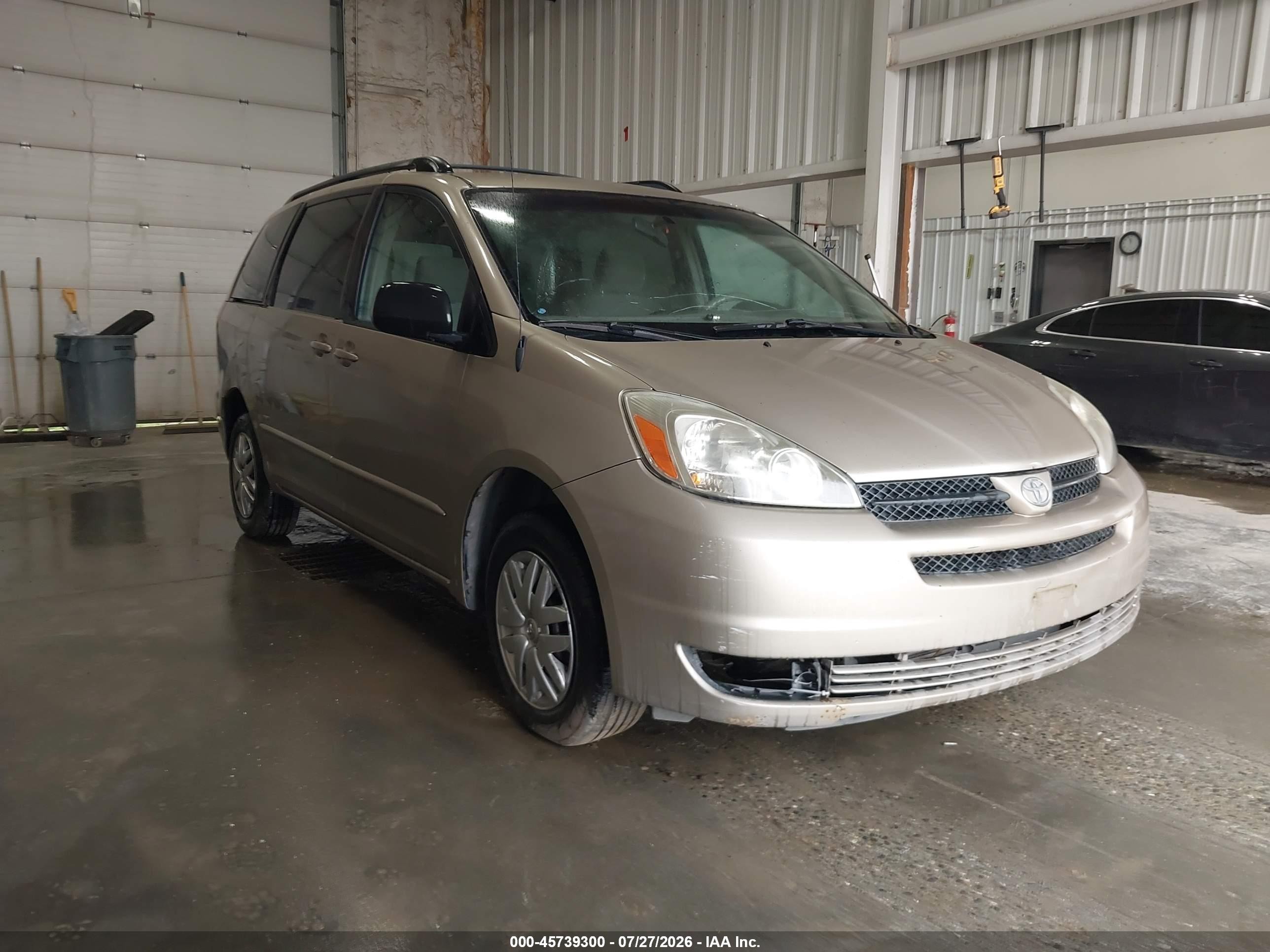 2005 Toyota Sienna Le Gold vin: 5TDZA23C95S322002