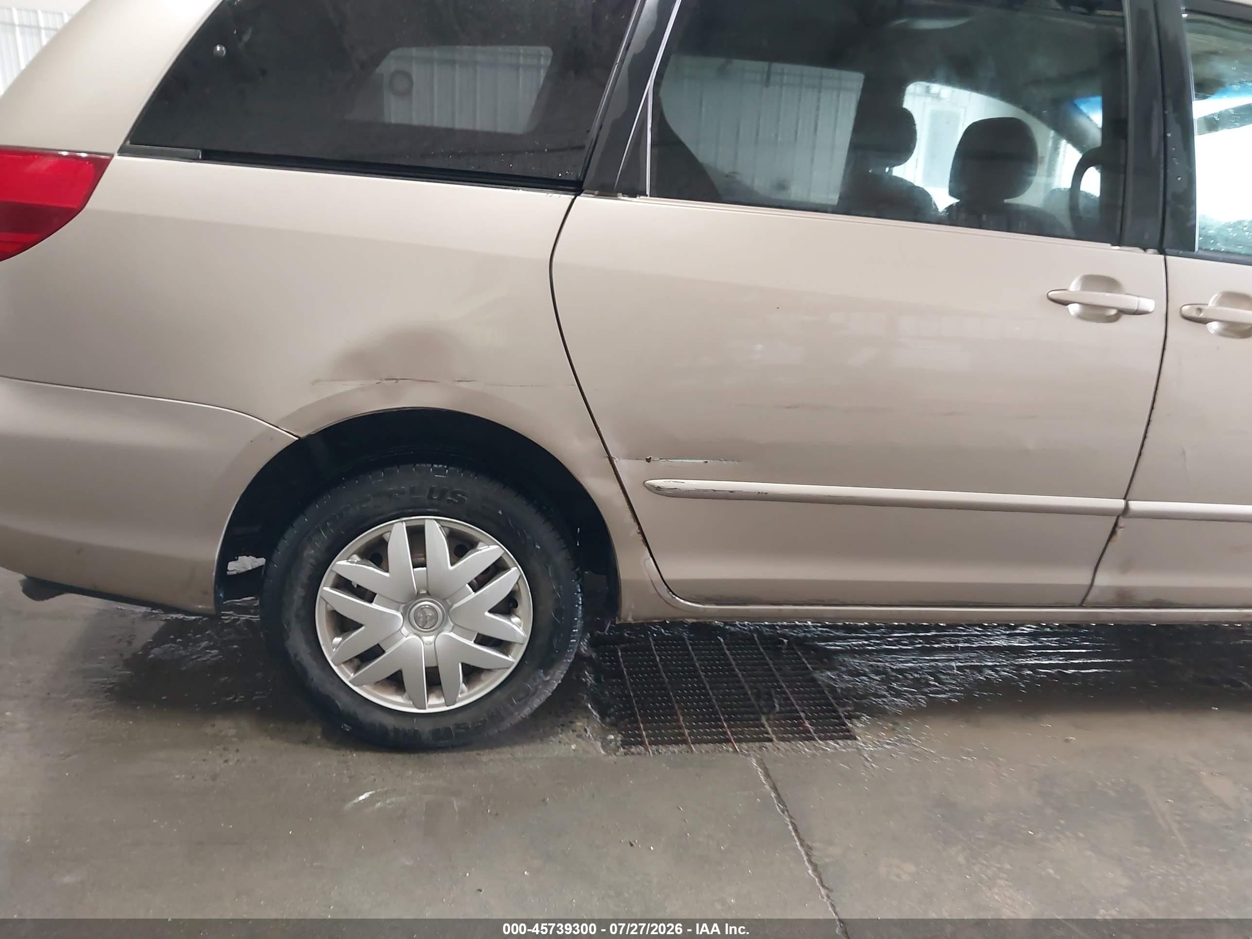 2005 Toyota Sienna Le Gold vin: 5TDZA23C95S322002