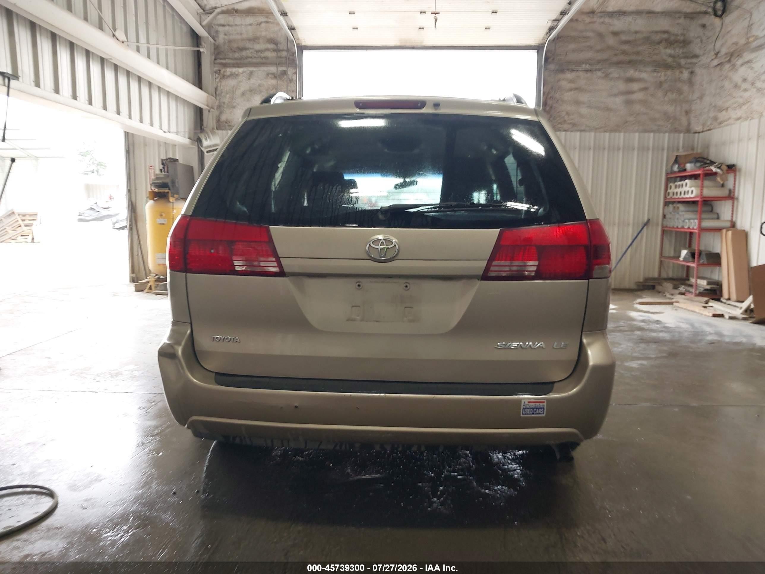 2005 Toyota Sienna Le Gold vin: 5TDZA23C95S322002
