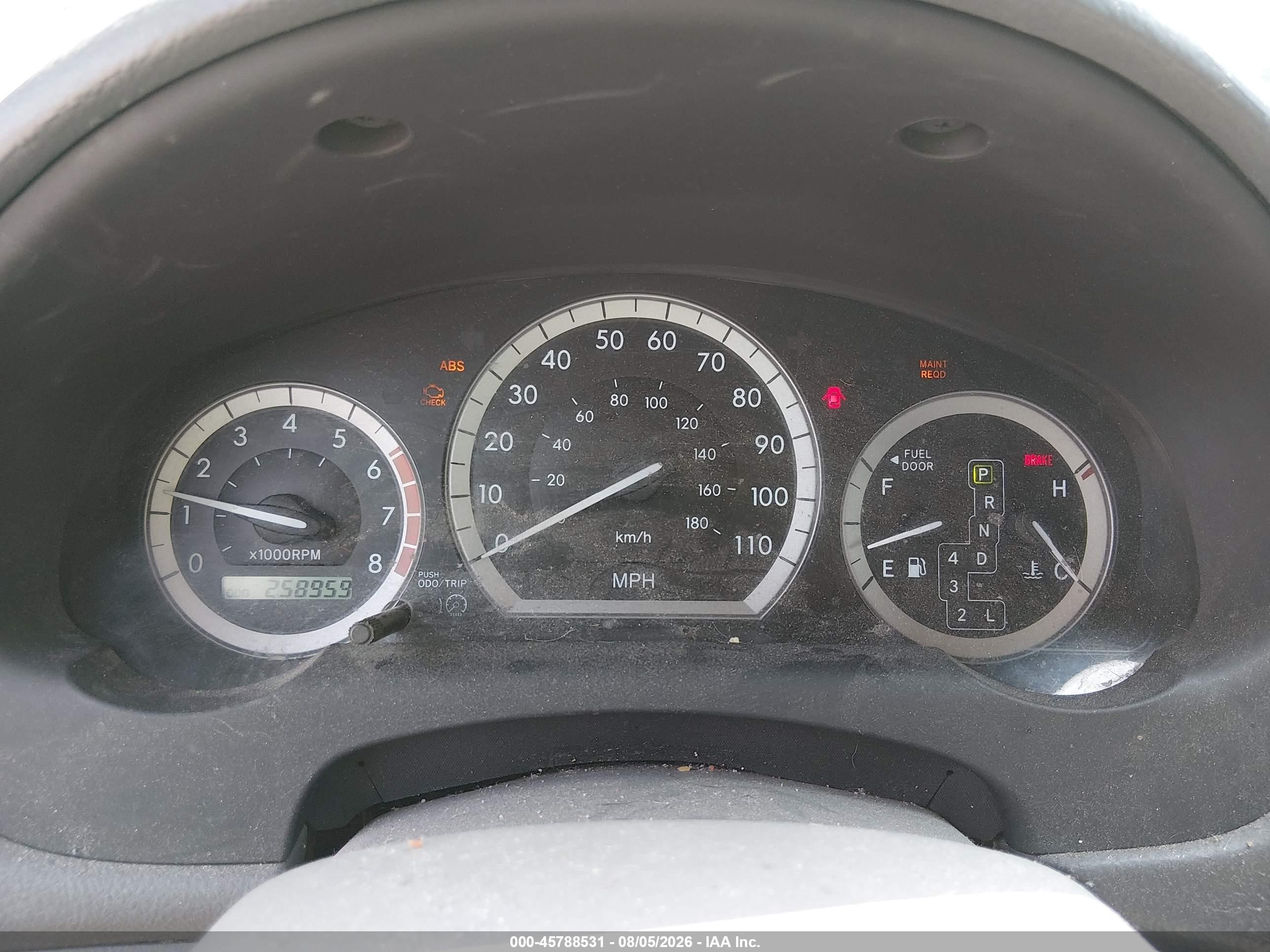 2005 Toyota Sienna Le Silver vin: 5TDZA23C95S352956