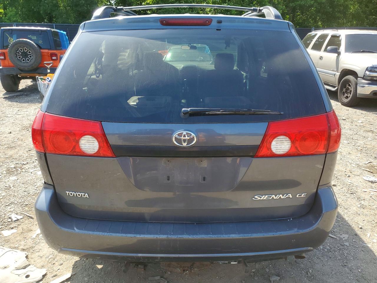 2006 Toyota Sienna Blue vin: 5TDZA23C96S420528