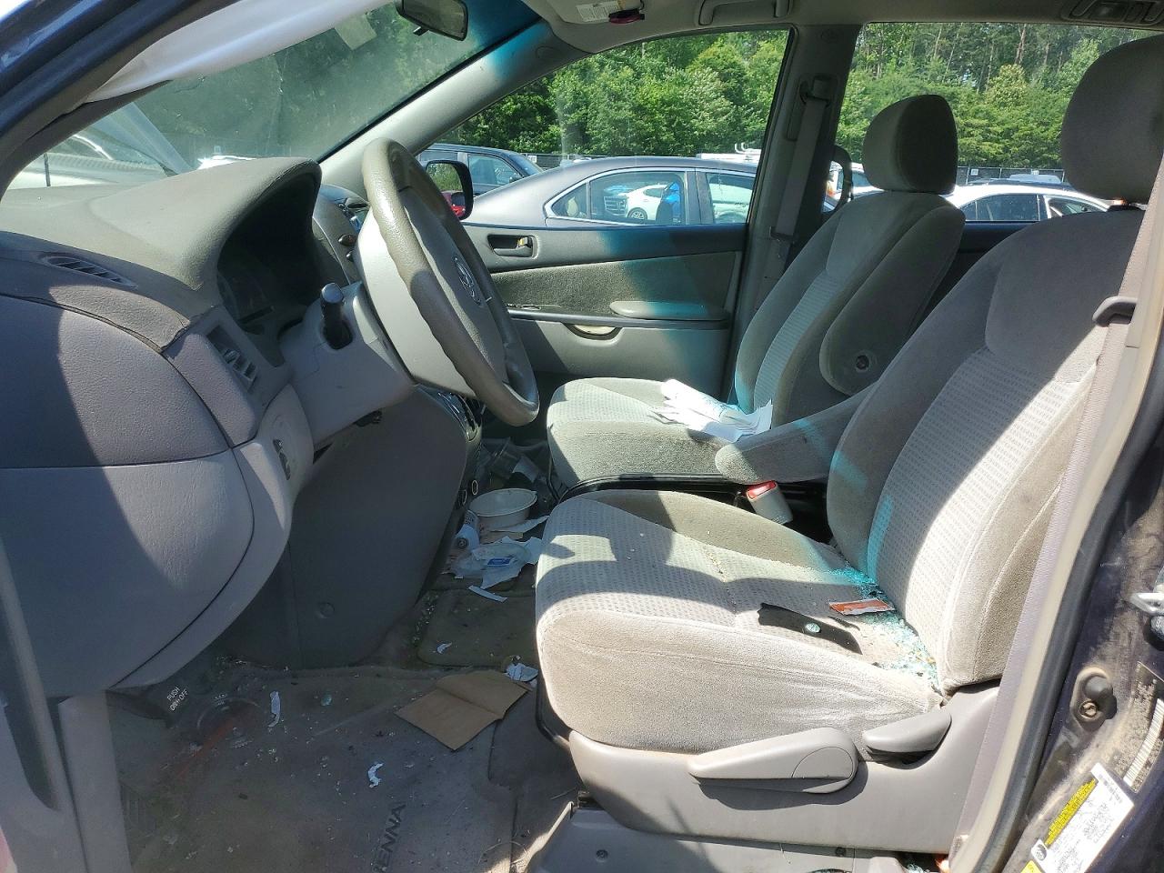 2006 Toyota Sienna Blue vin: 5TDZA23C96S420528