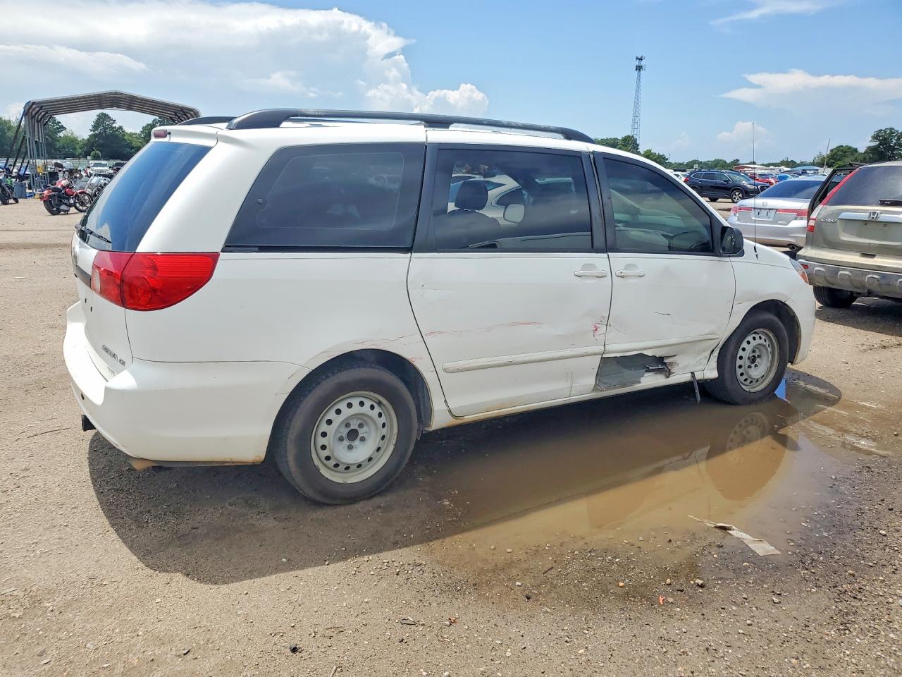 2006 Toyota Sienna Ce 7 Passenger White vin: 5TDZA23C96S435398