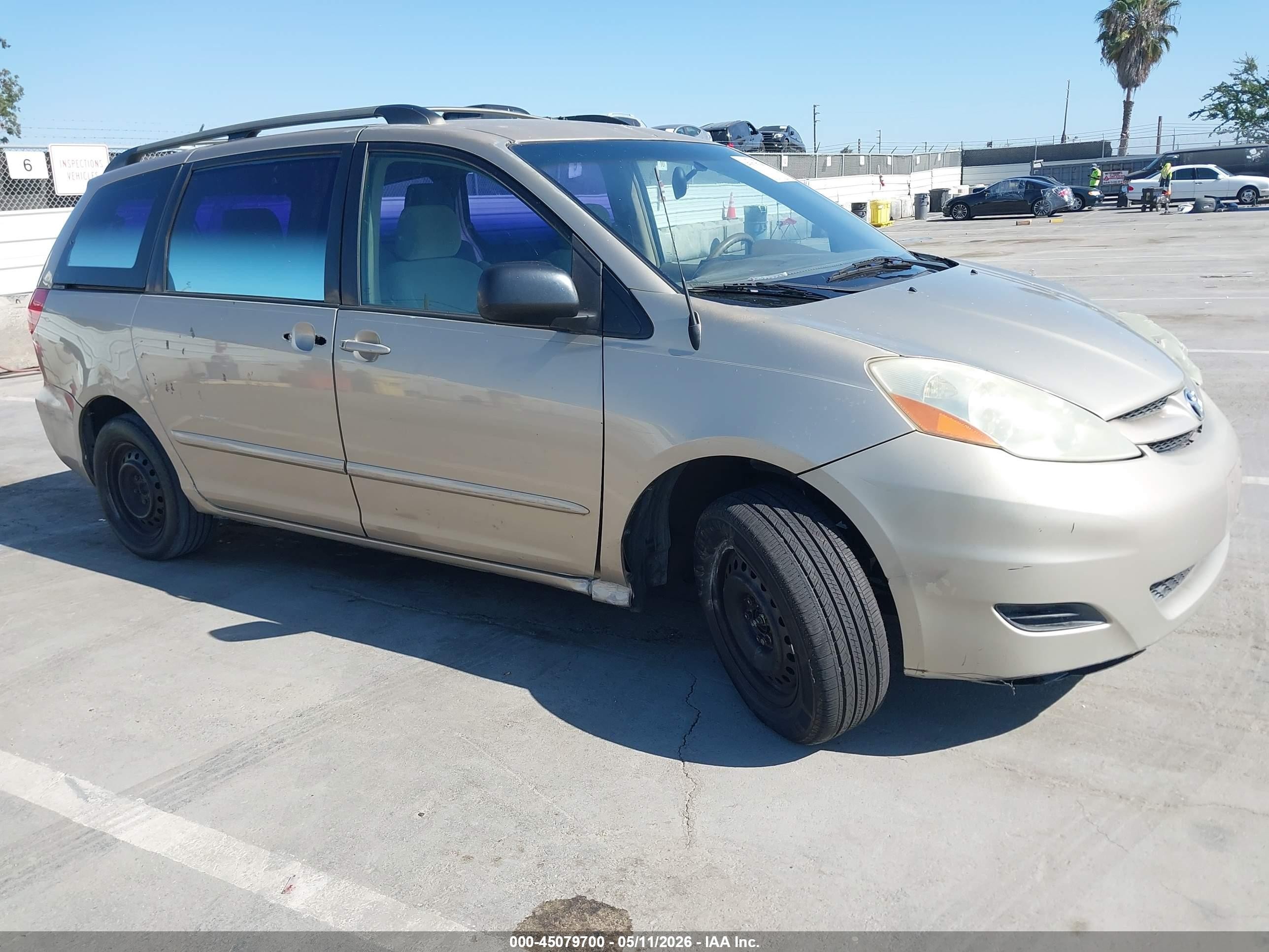 2006 Toyota Sienna Ce Gold vin: 5TDZA23C96S446983