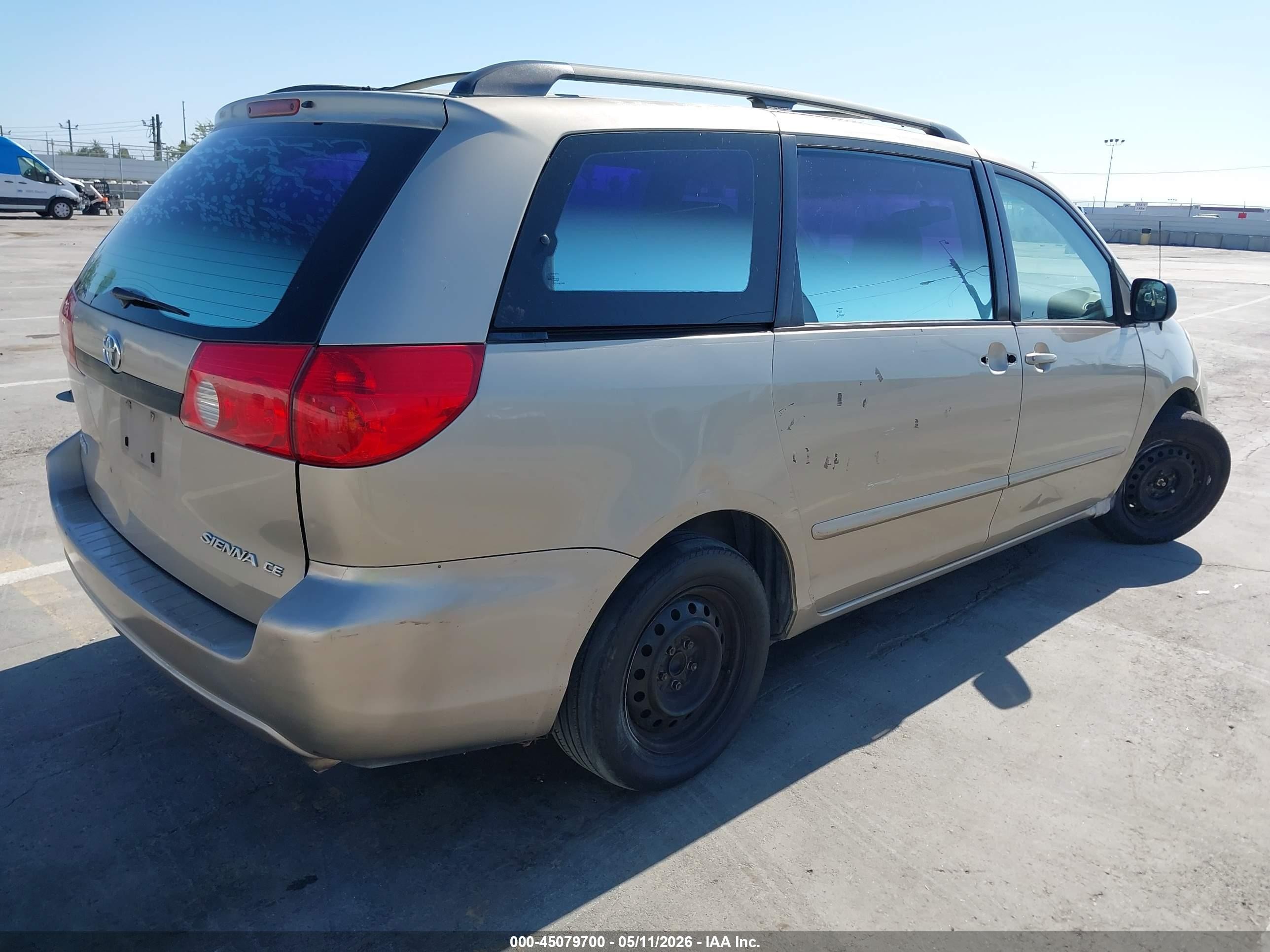 2006 Toyota Sienna Ce Gold vin: 5TDZA23C96S446983