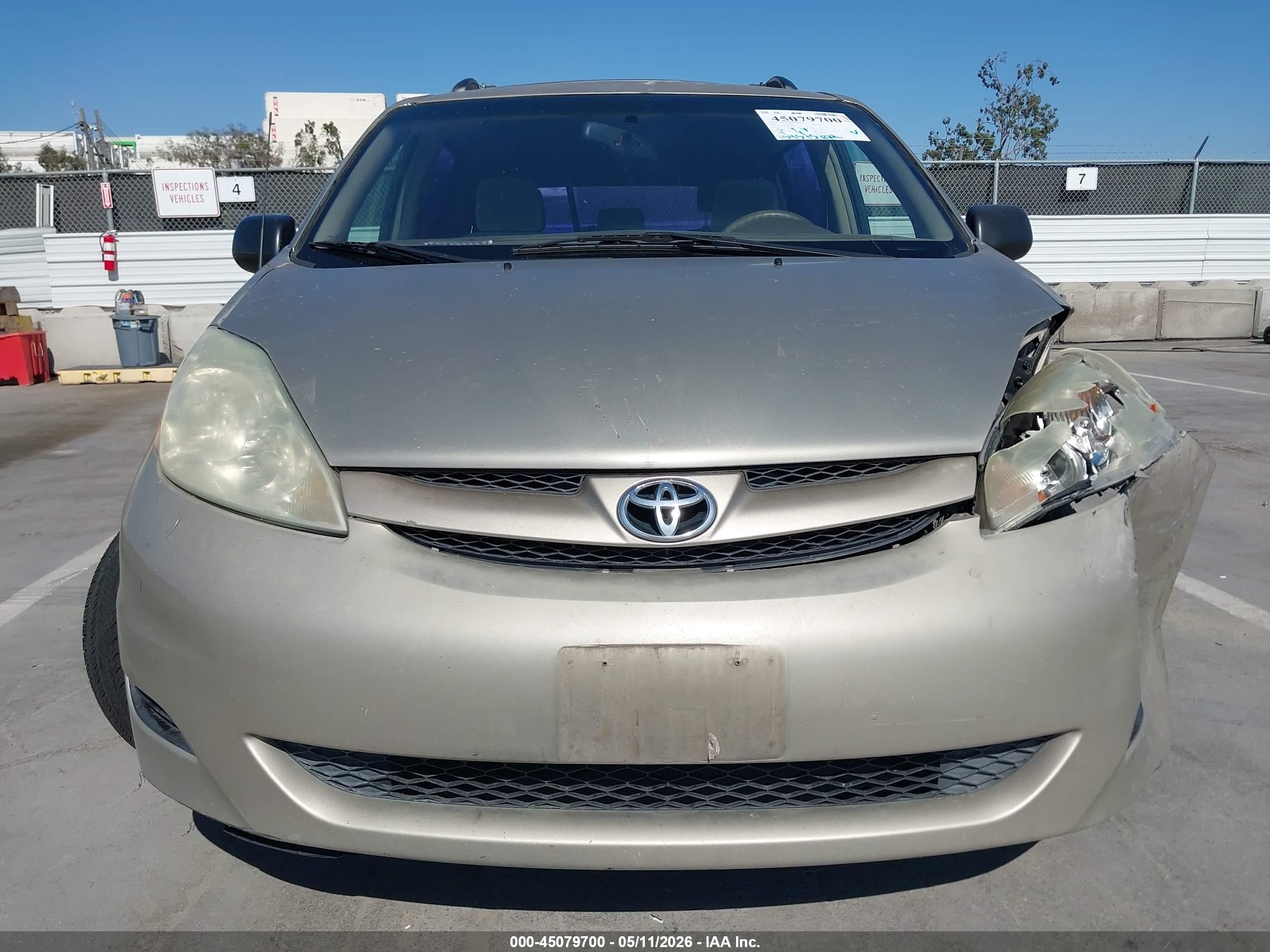 2006 Toyota Sienna Ce Gold vin: 5TDZA23C96S446983