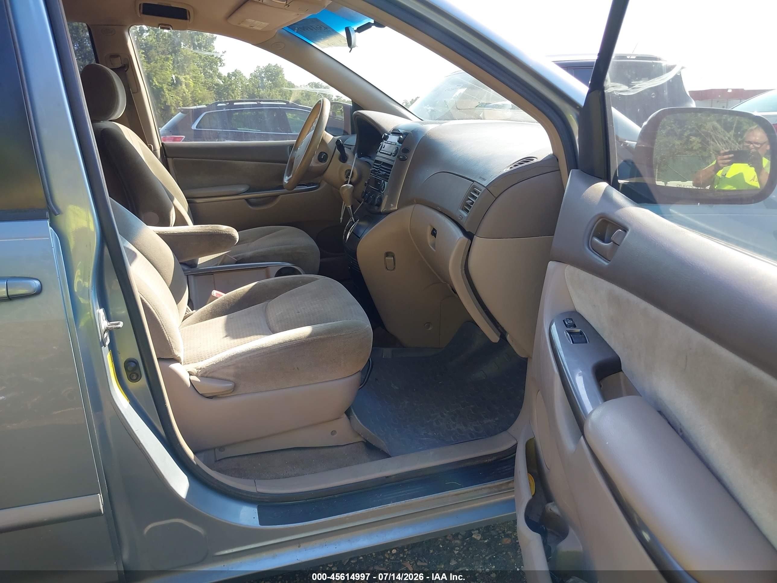 2006 Toyota Sienna Ce Light Blue vin: 5TDZA23C96S479417
