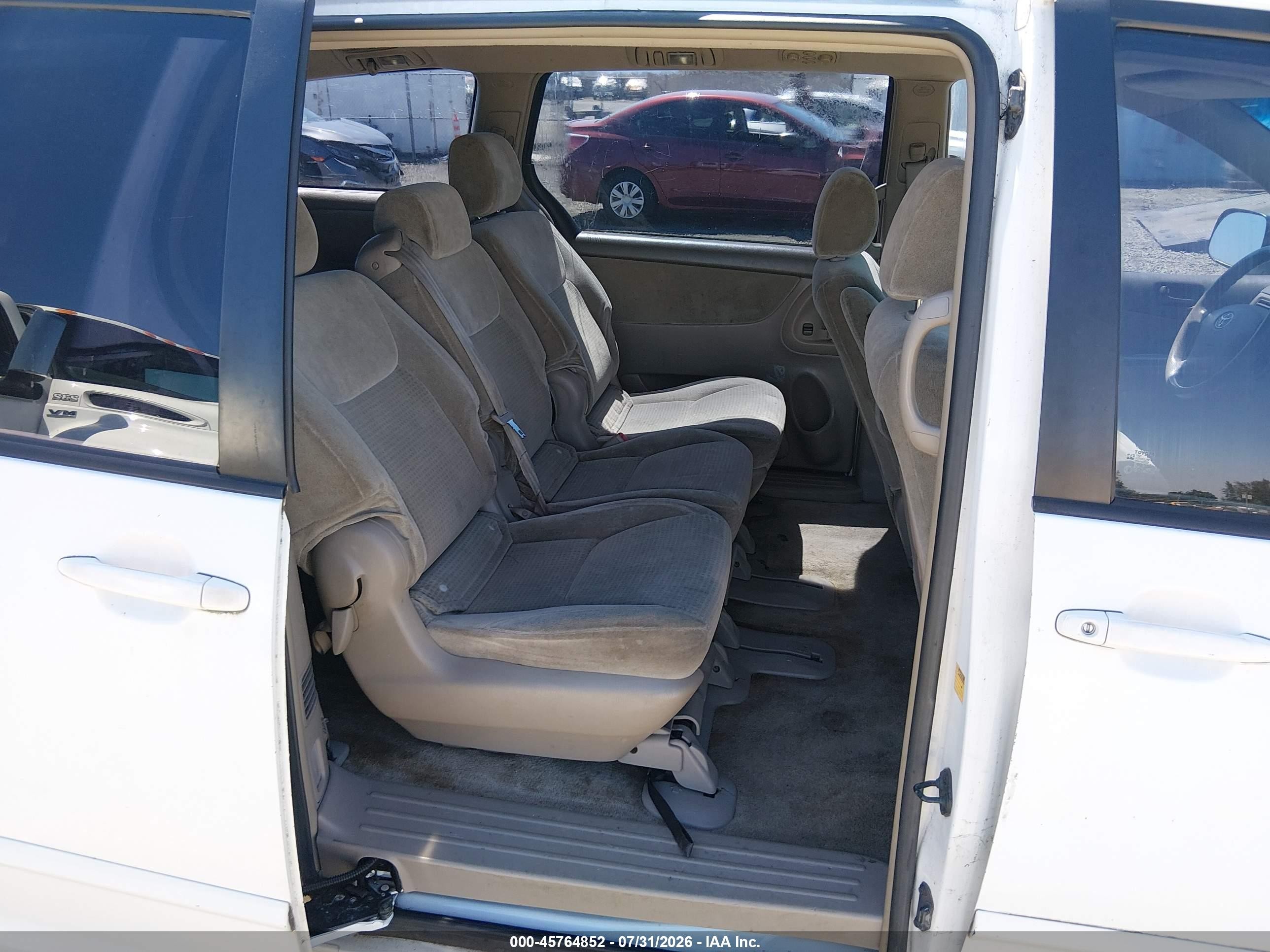 2006 Toyota Sienna Ce White vin: 5TDZA23C96S500234
