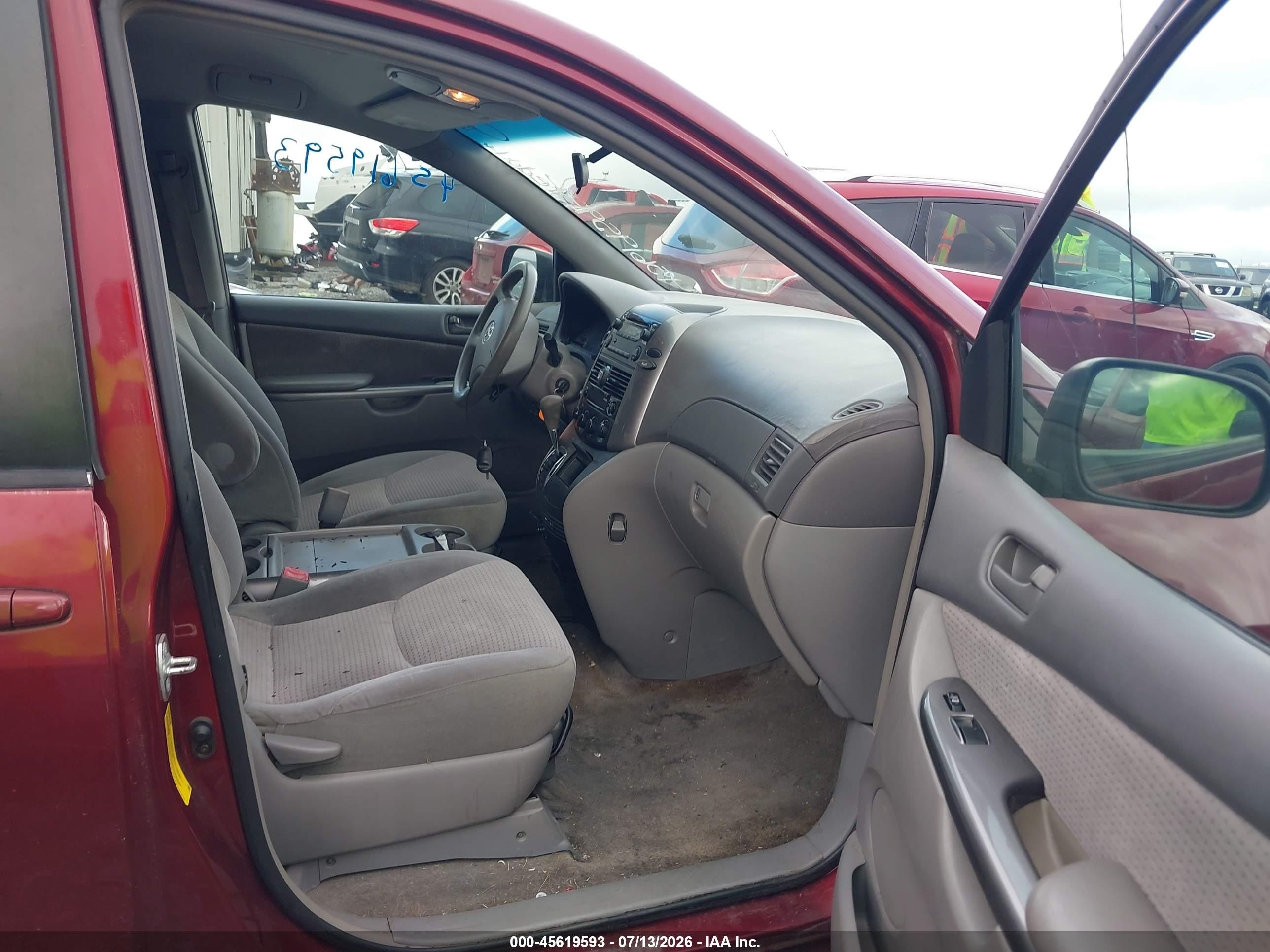 2006 Toyota Sienna Le Maroon vin: 5TDZA23C96S508186