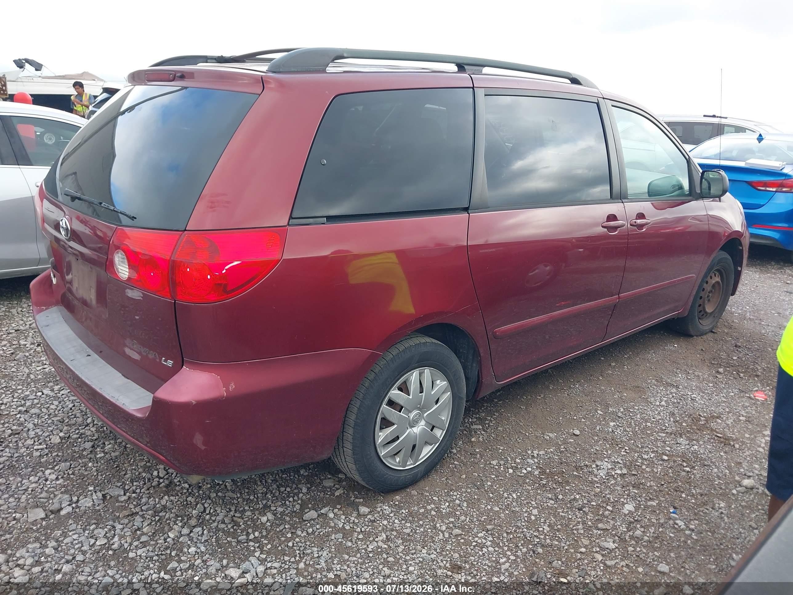 2006 Toyota Sienna Le Maroon vin: 5TDZA23C96S508186