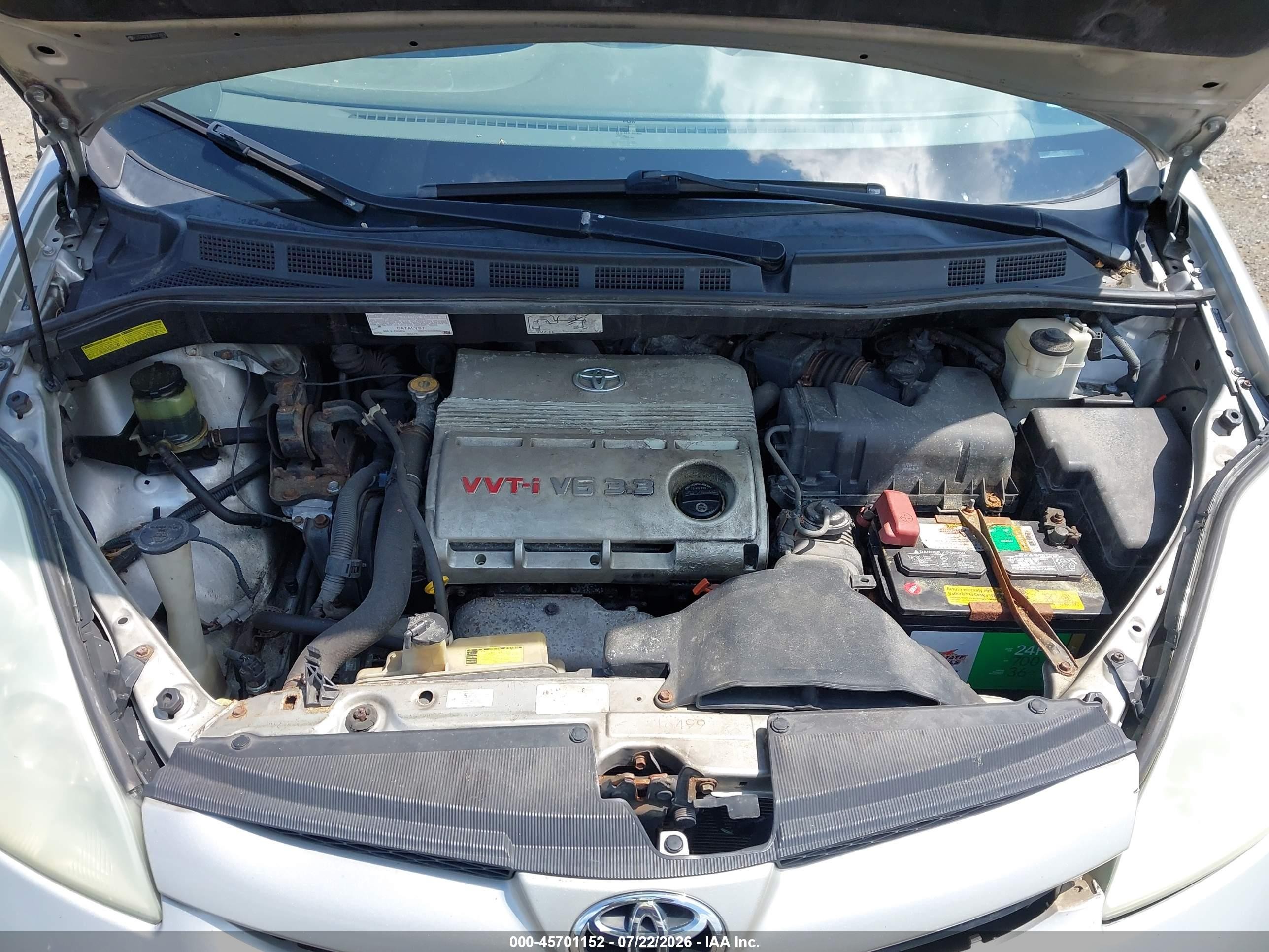 2006 Toyota Sienna Le Silver vin: 5TDZA23C96S522878