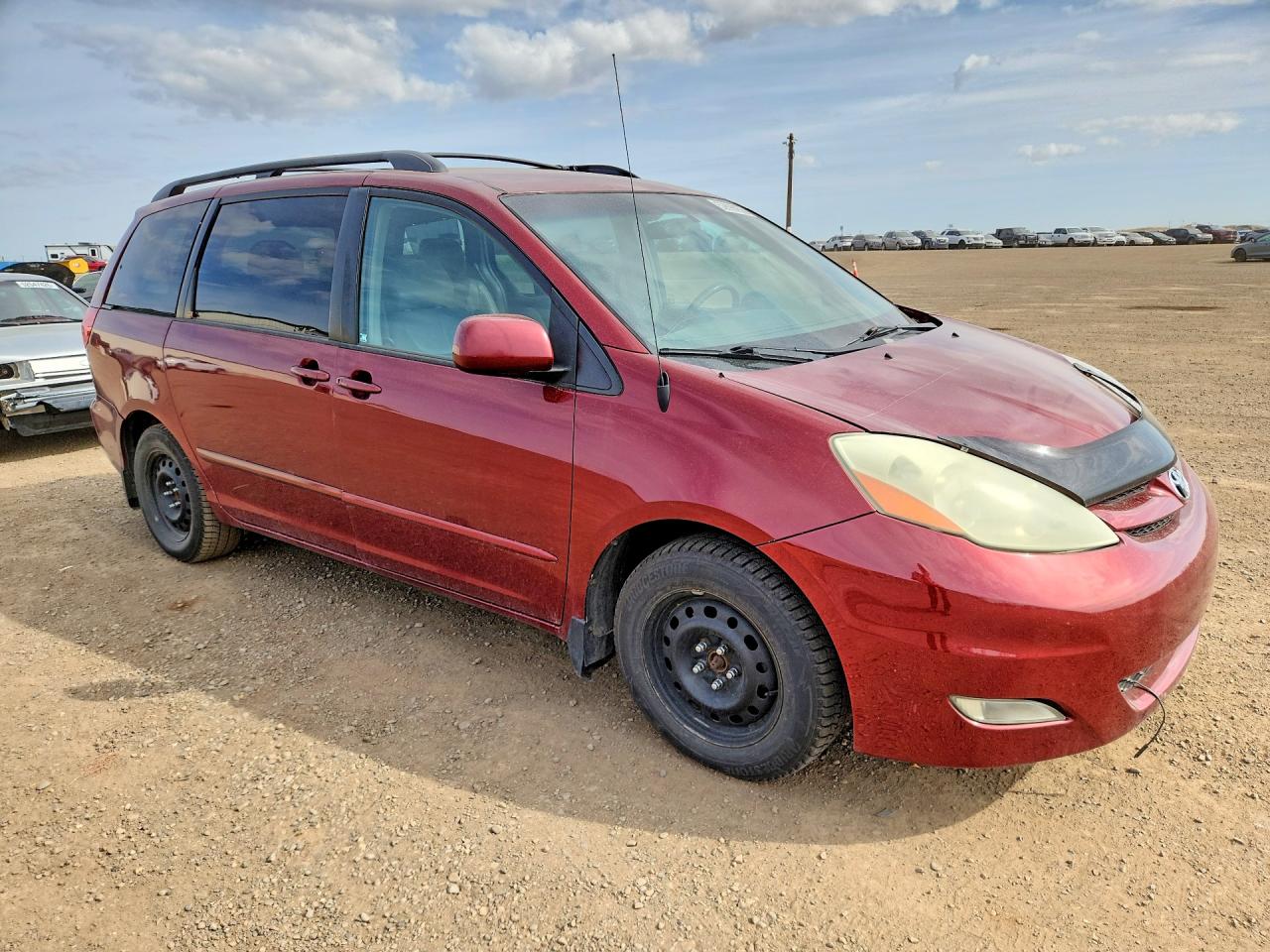 2006 Toyota Sienna Ce 7 Passenger Red vin: 5TDZA23C96S528065