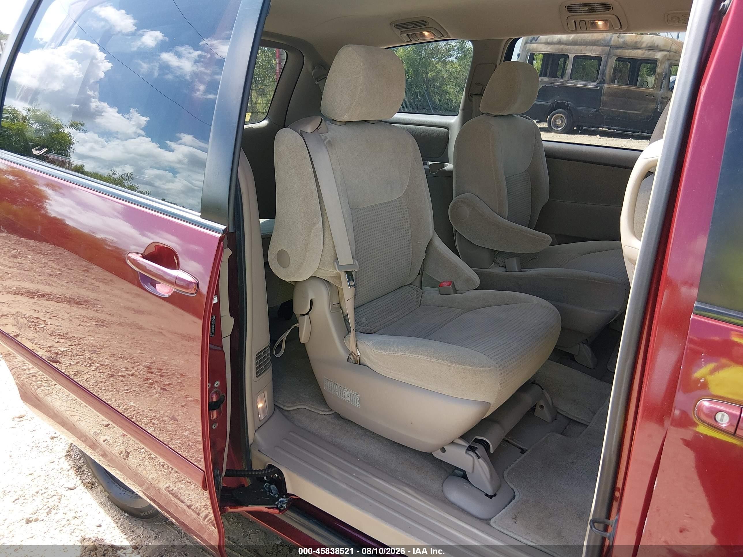 2006 Toyota Sienna Ce Red vin: 5TDZA23C96S552110