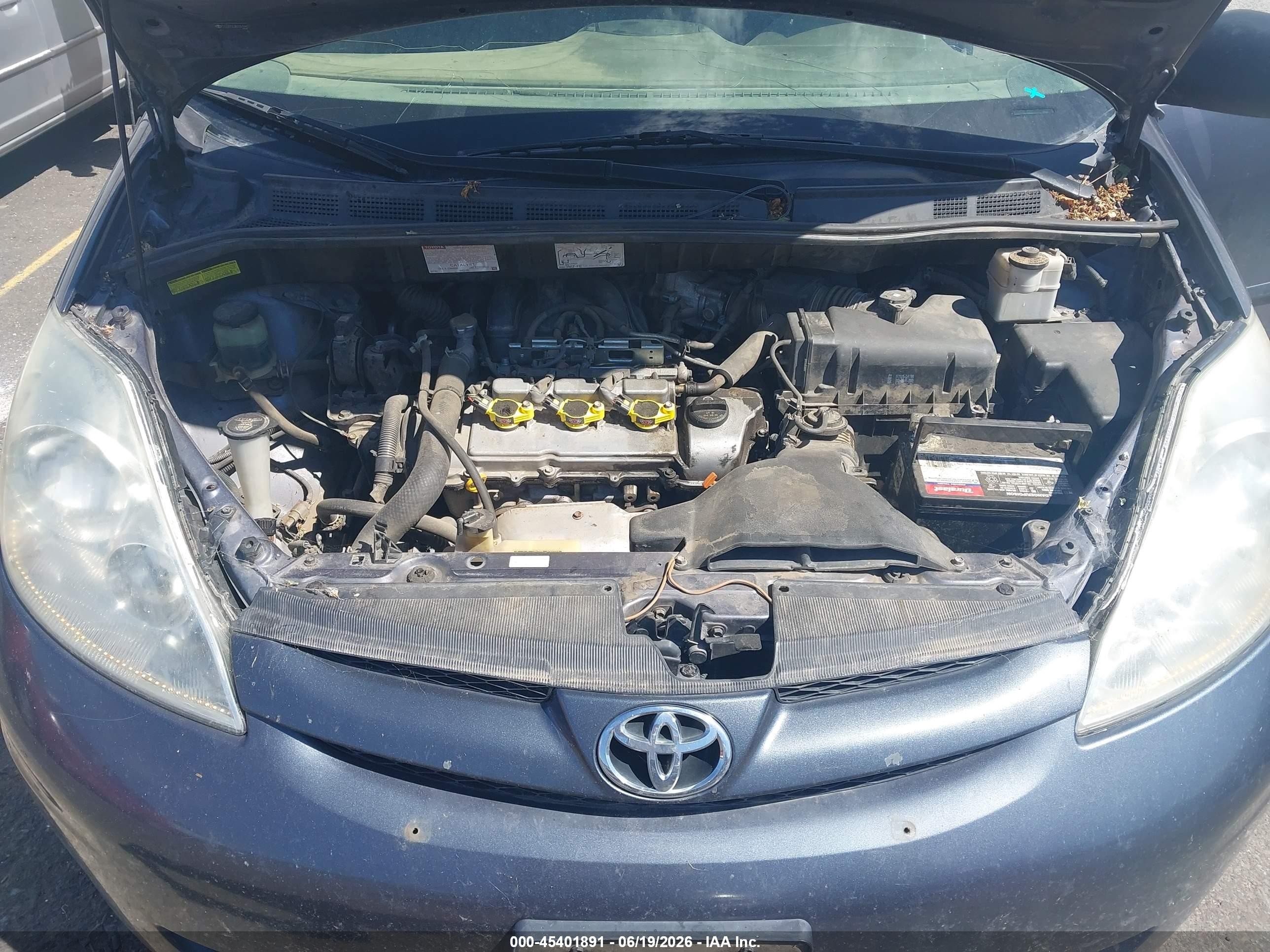 2006 Toyota Sienna Le Blue vin: 5TDZA23C96S561440