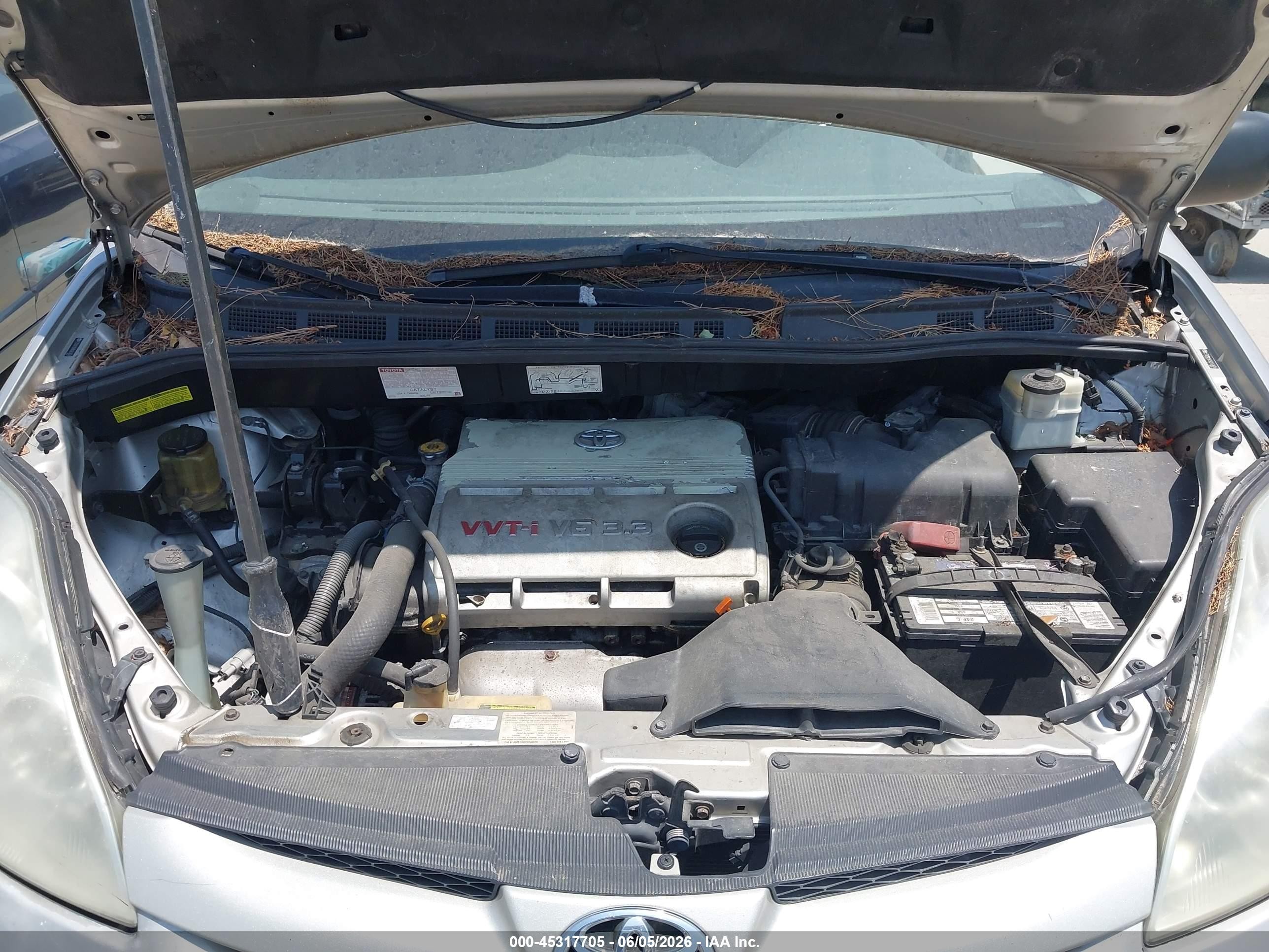 2006 Toyota Sienna Le Silver vin: 5TDZA23C96S561874
