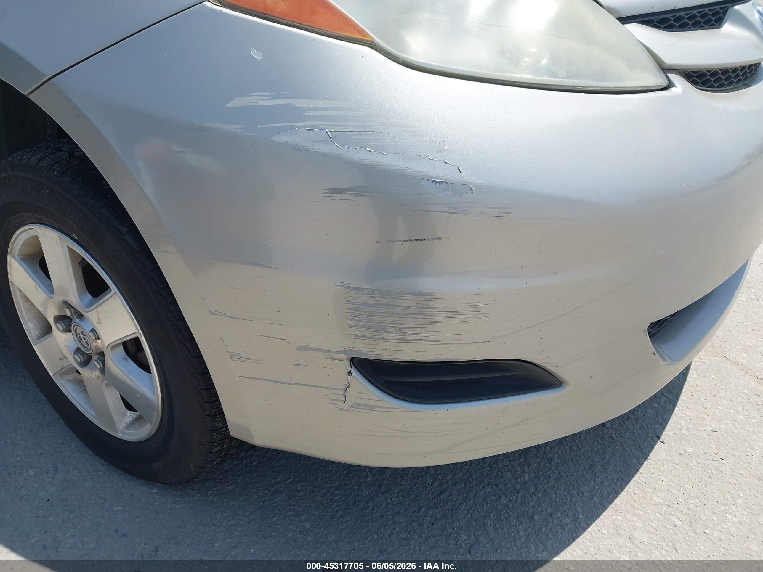 2006 Toyota Sienna Le Silver vin: 5TDZA23C96S561874