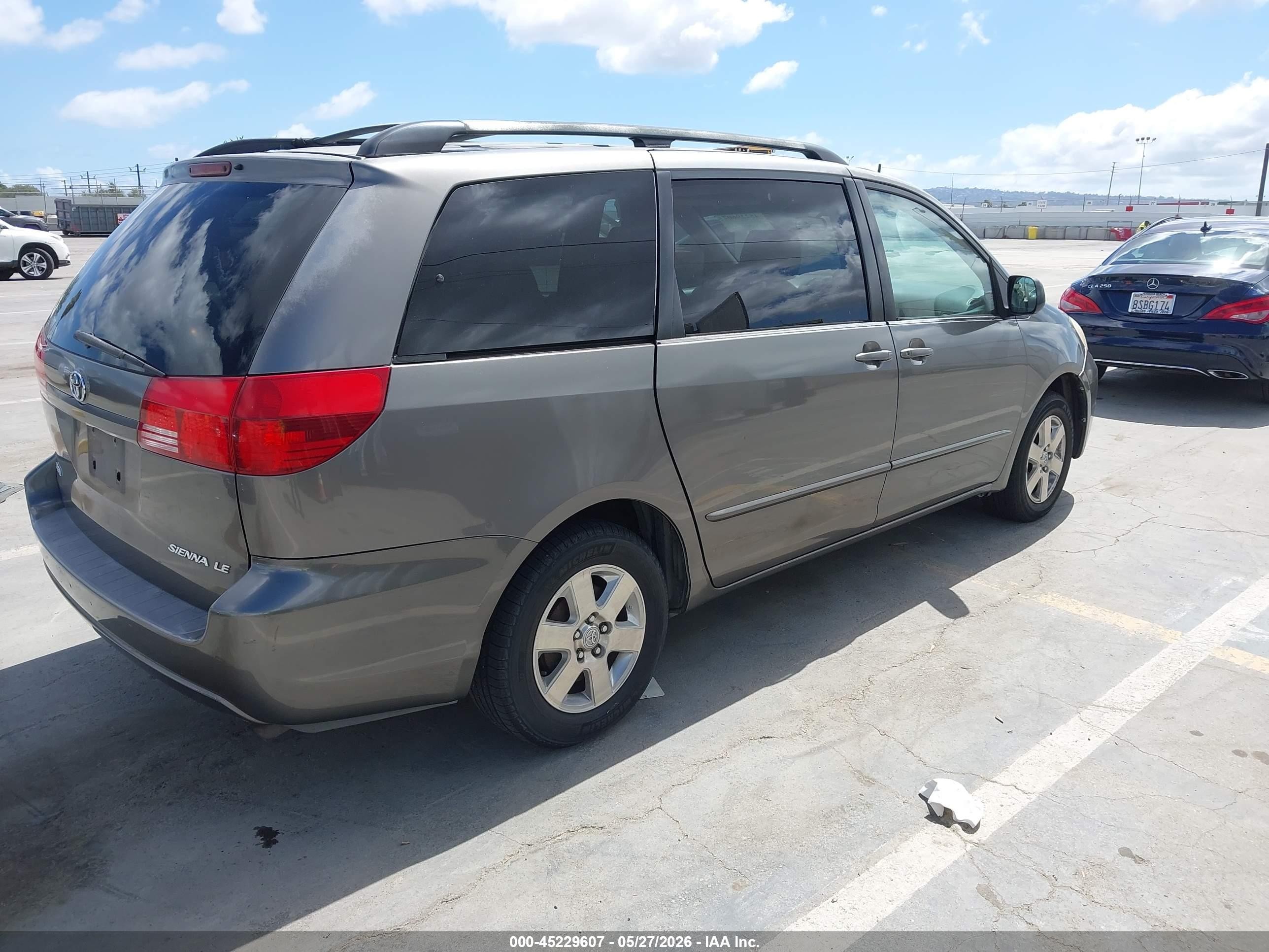 2004 Toyota Sienna Le Gray vin: 5TDZA23CX4S047593
