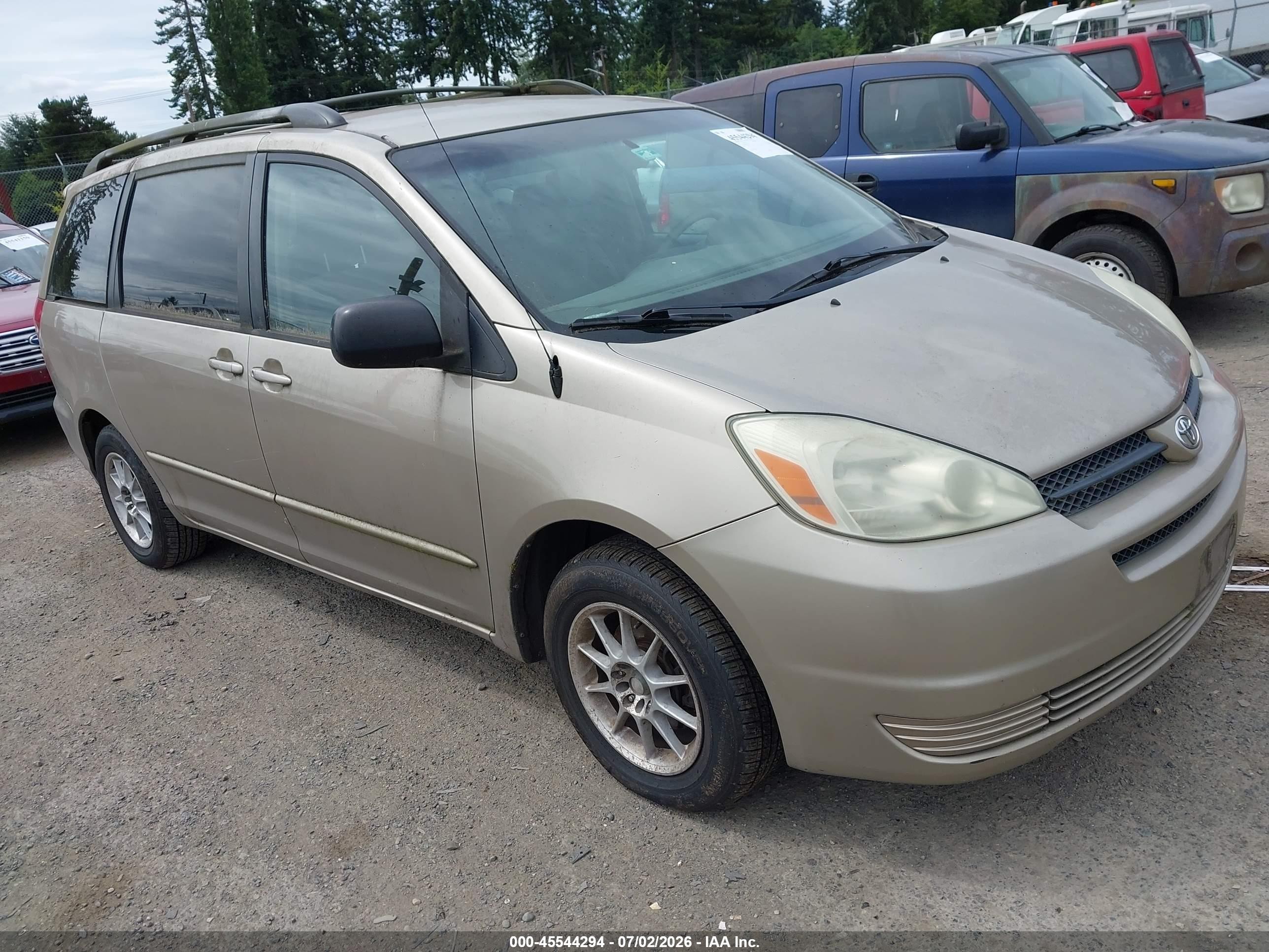 2004 Toyota Sienna Le Gold vin: 5TDZA23CX4S195386